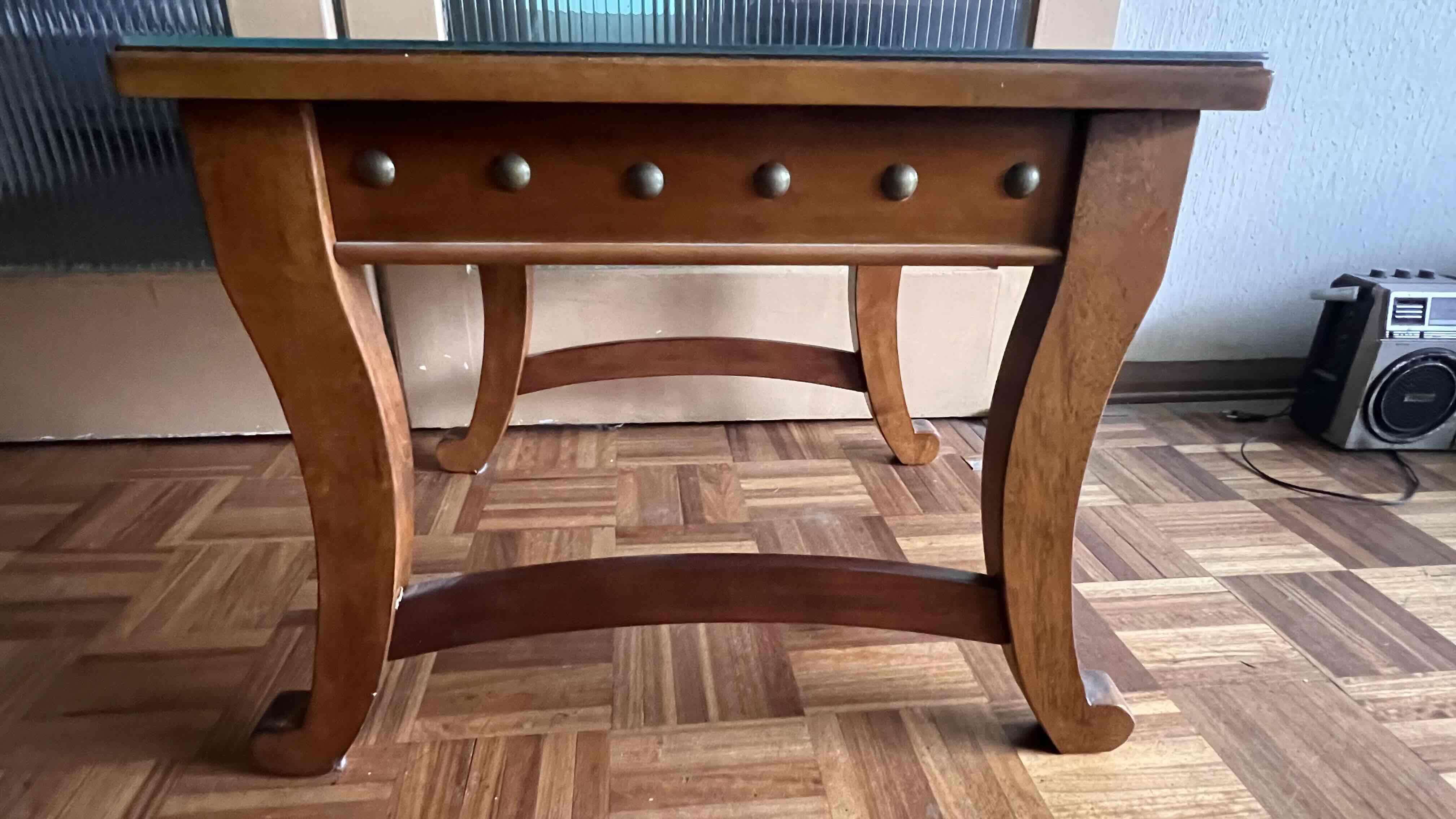 juego de Mesas de madera y vidrio - miniatura 3