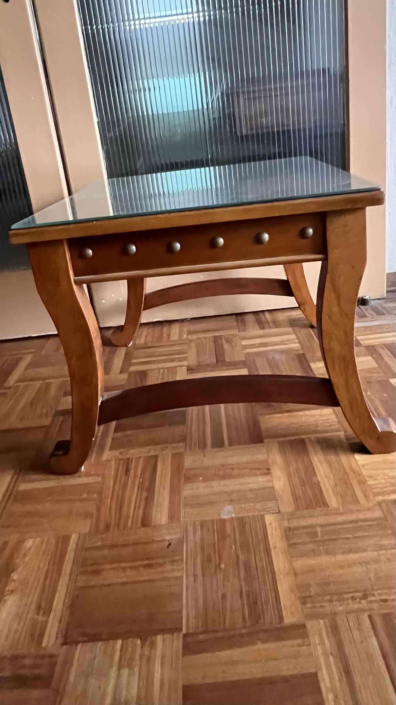 juego de Mesas de madera y vidrio - miniatura 4