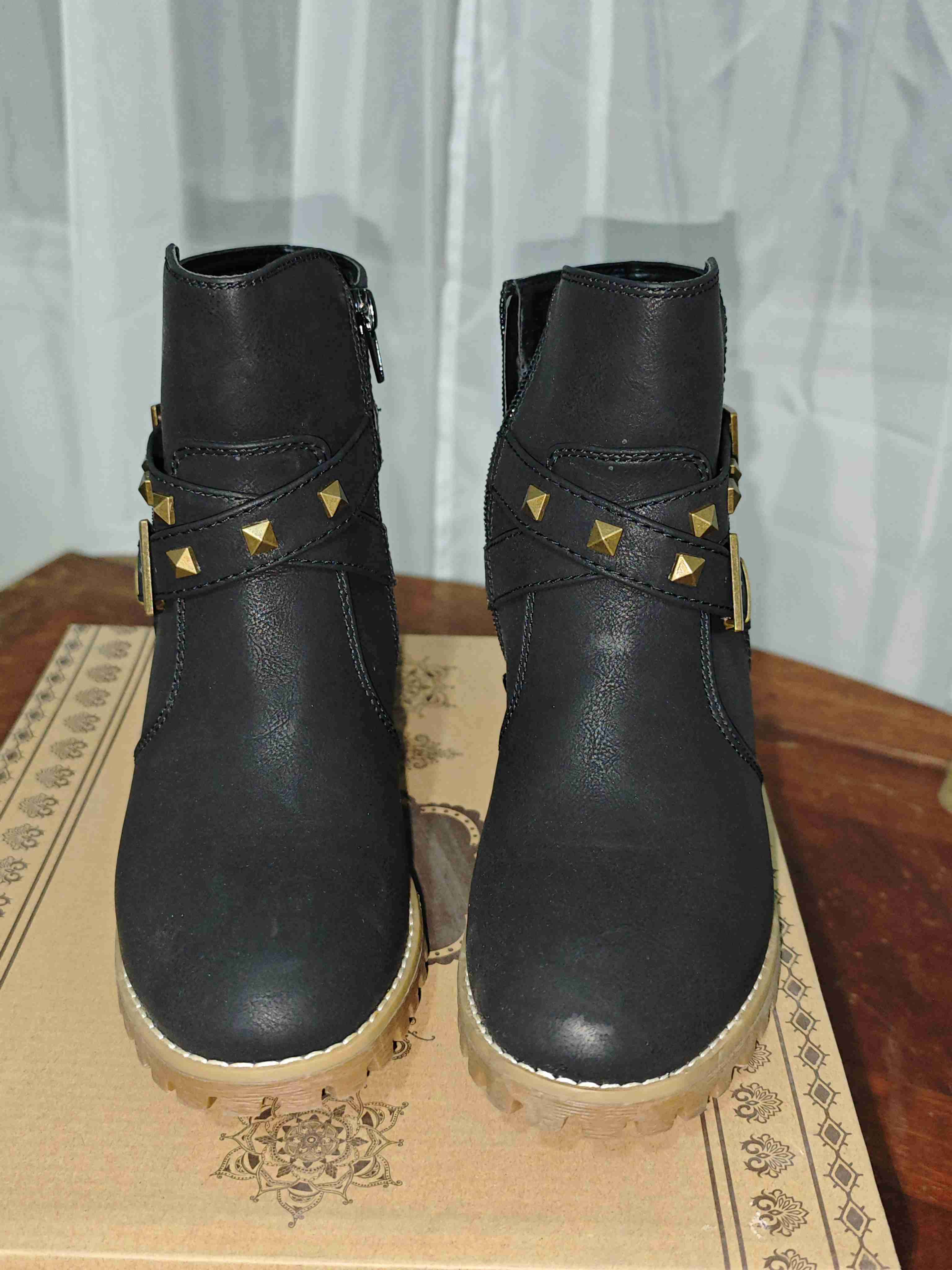 Botines Barbados negros con hebillas - miniatura 2