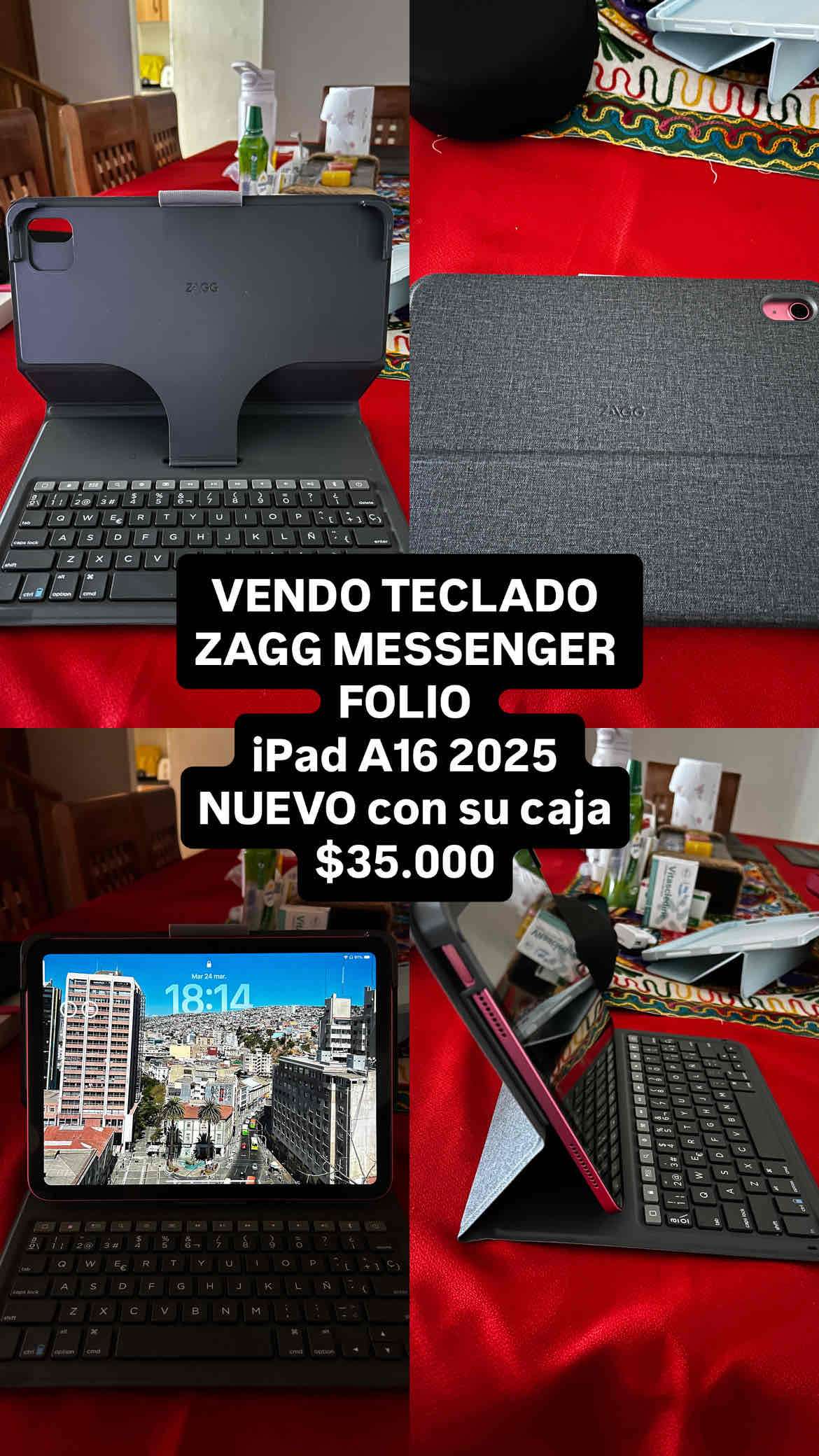 Teclado Zagg Messenger Folio para iPad