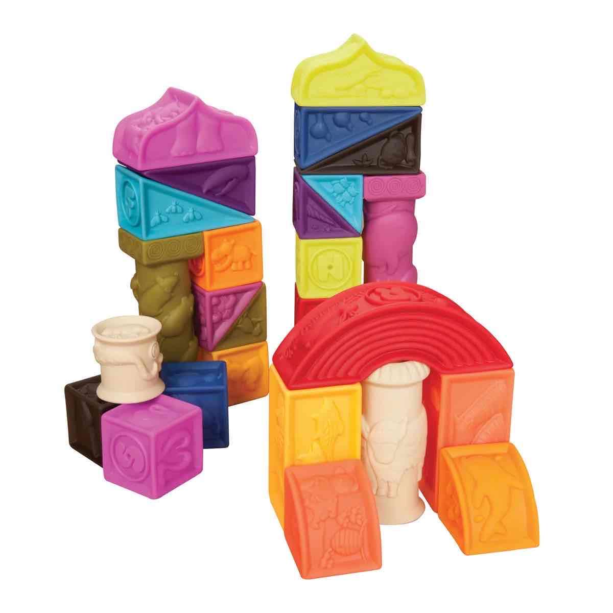 Bloques de construcción apretables de B Toys