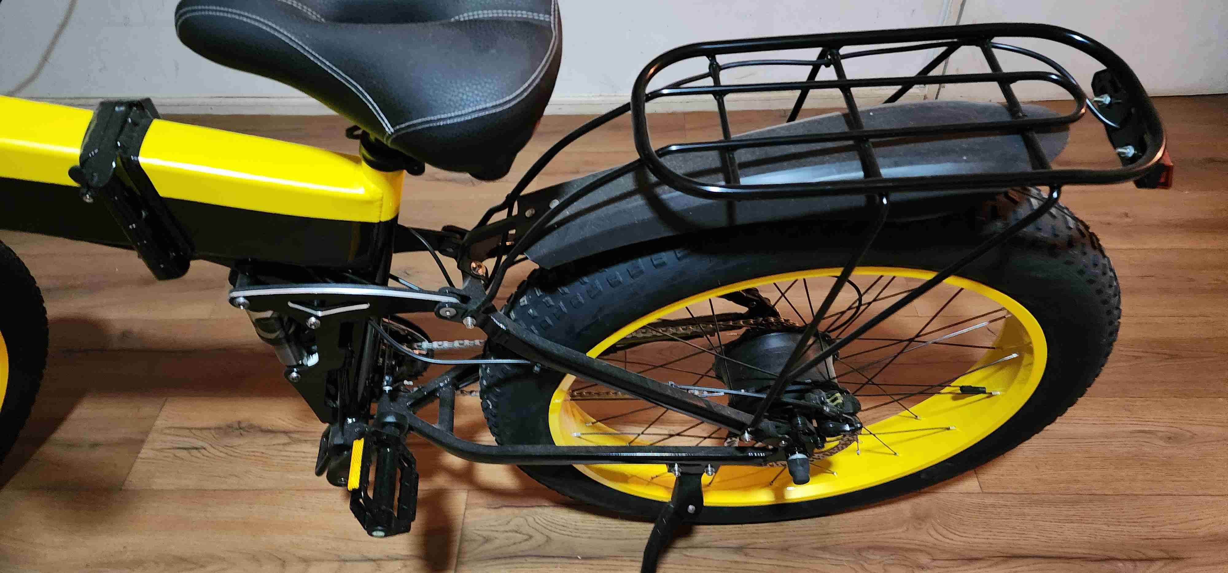 Bicicleta Eléctrica Shengte 750w Amarilla - 3