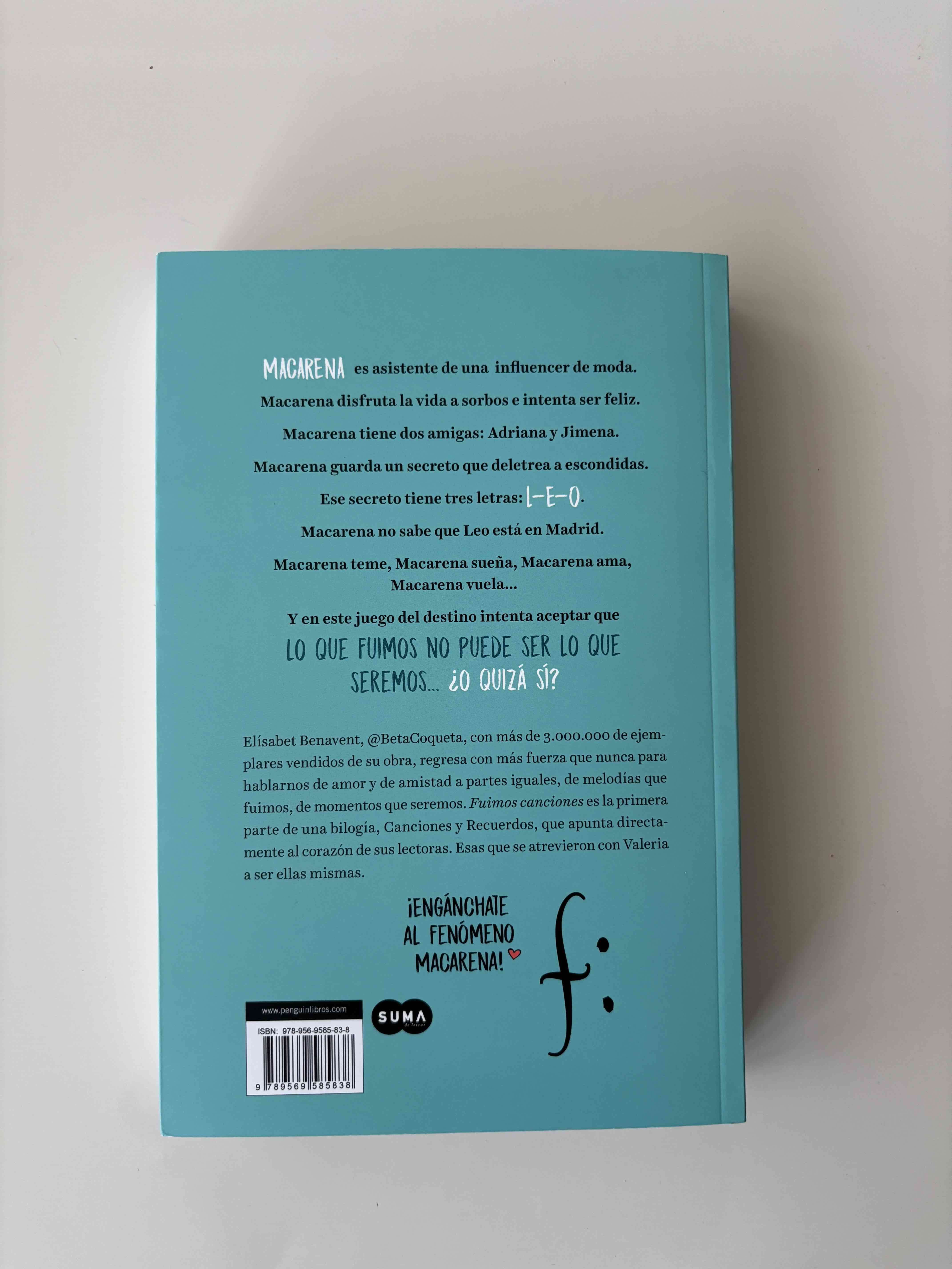 Libro 'Fuimos Canciones' de Elísabet Benavent - miniatura 3