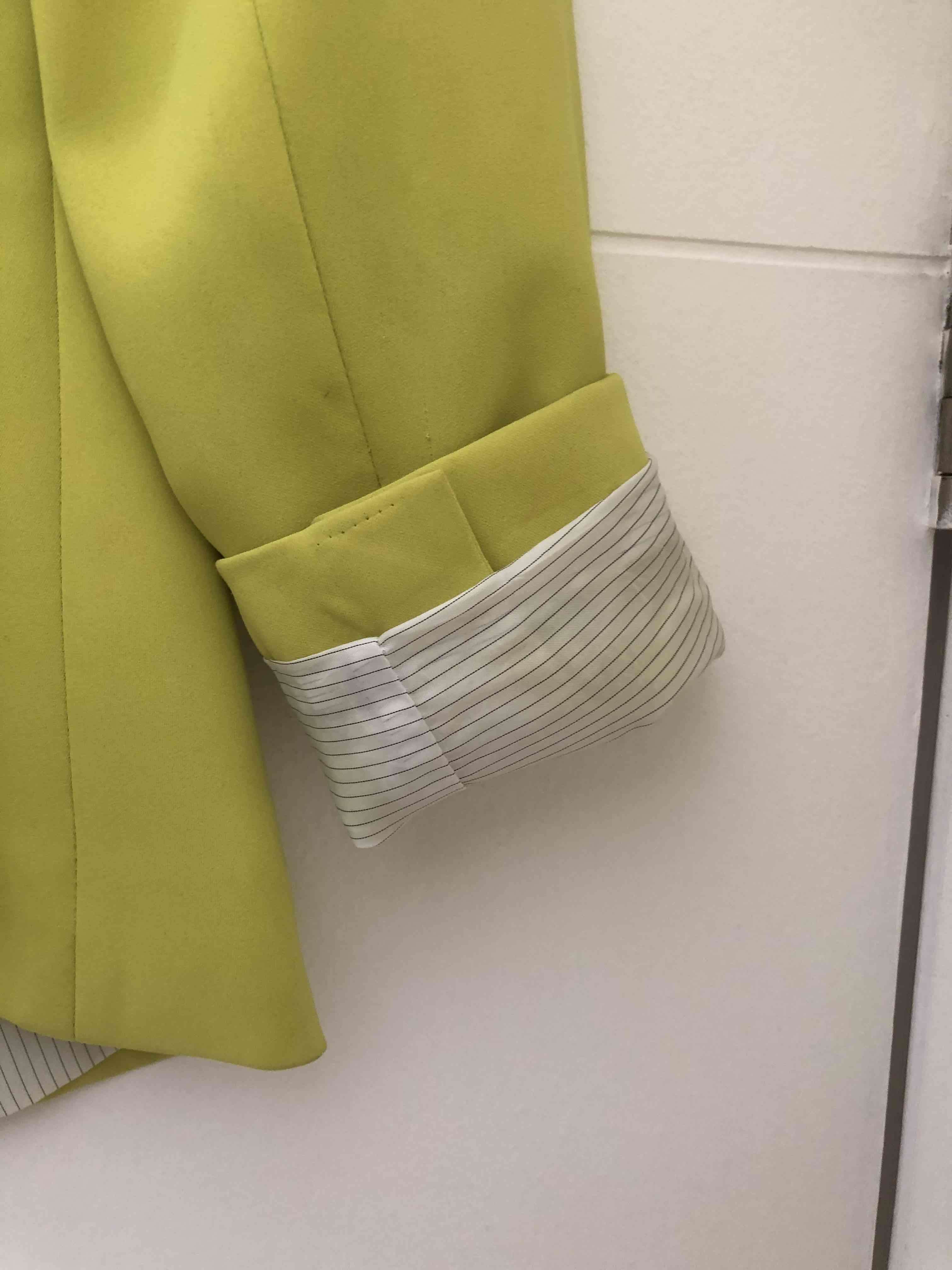 Blazer verde limón talla 38 - miniatura 4