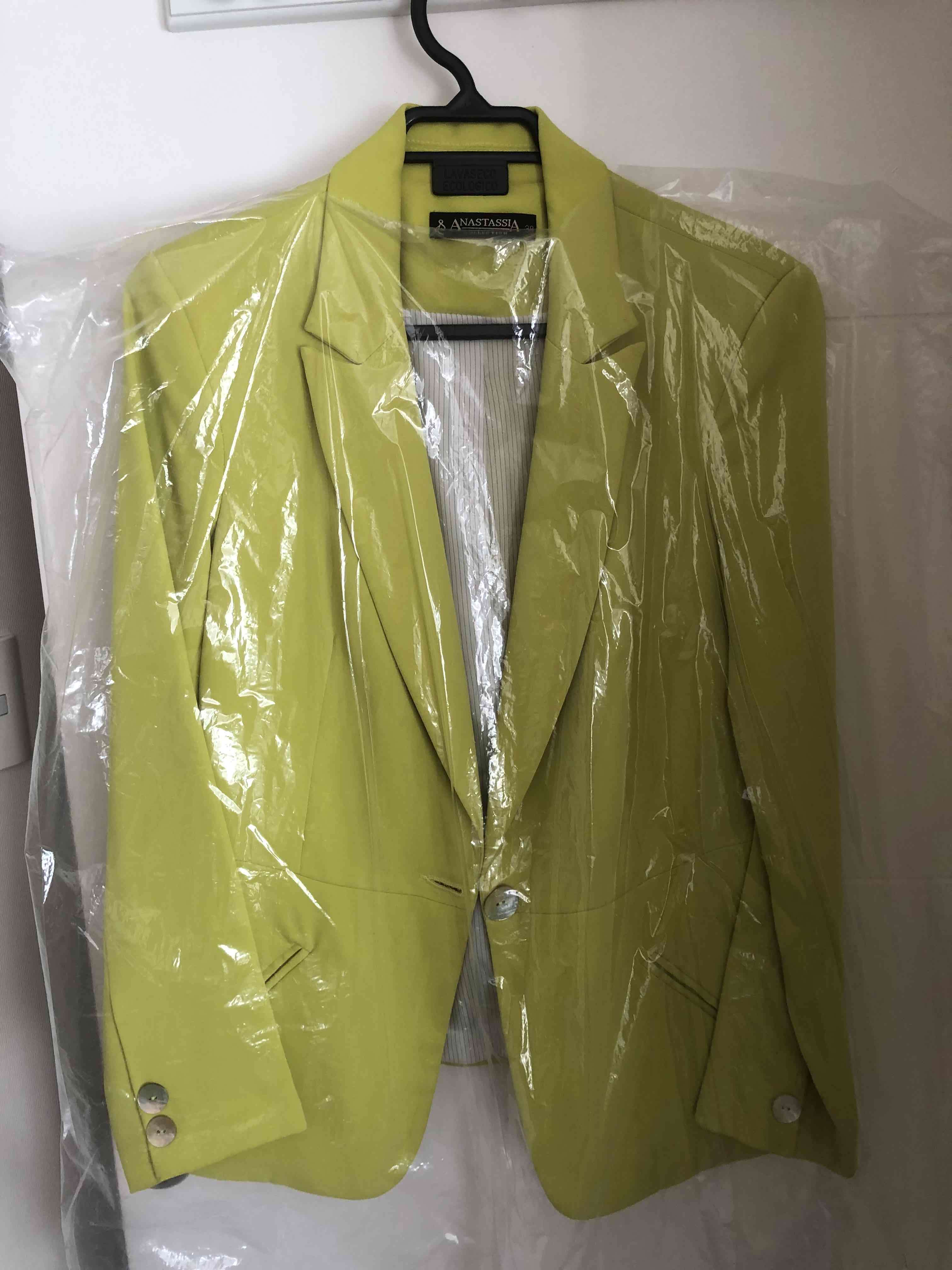 Blazer verde limón talla 38 - miniatura 5