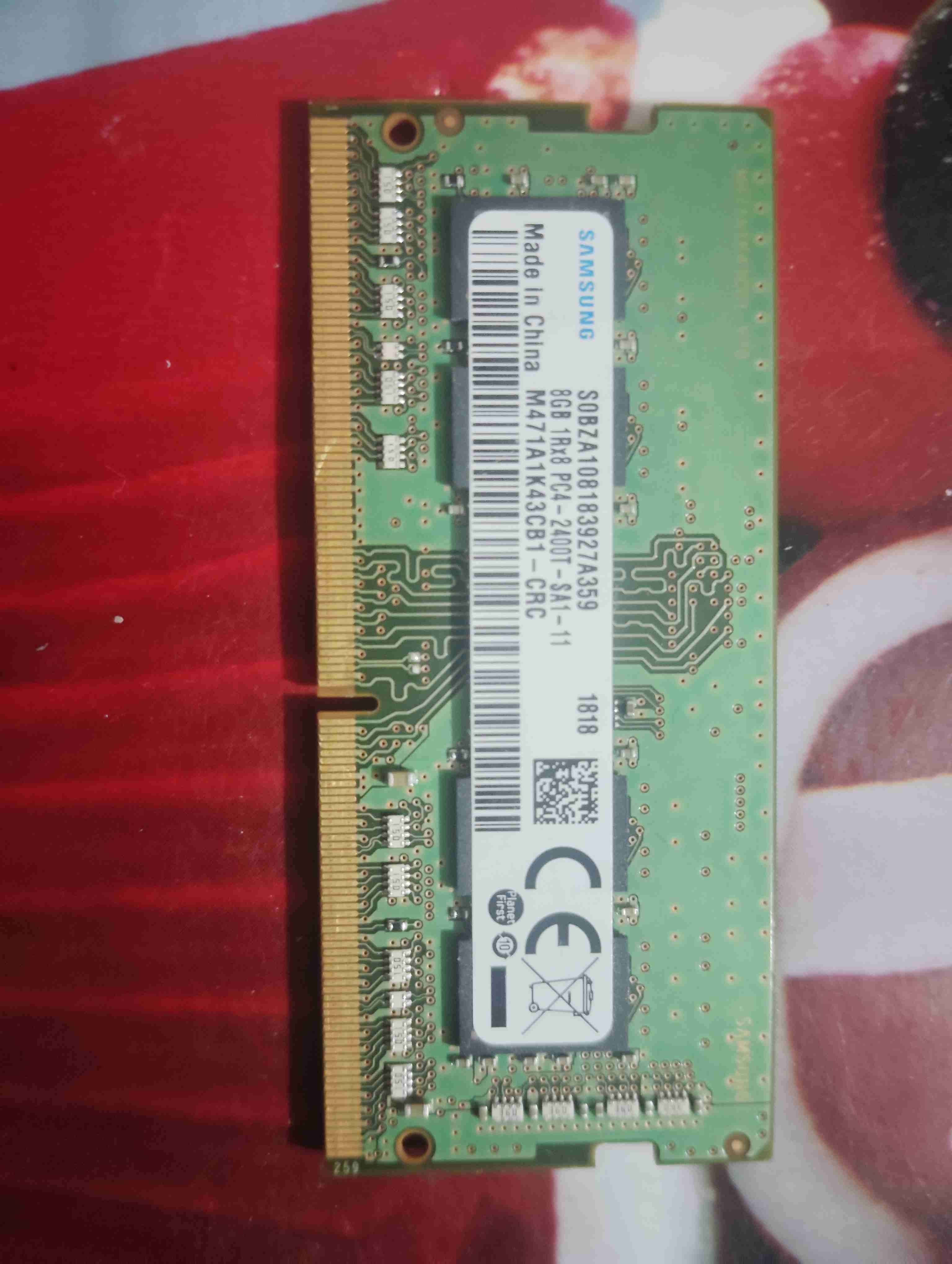Memoria RAM Samsung 8GB DDR4