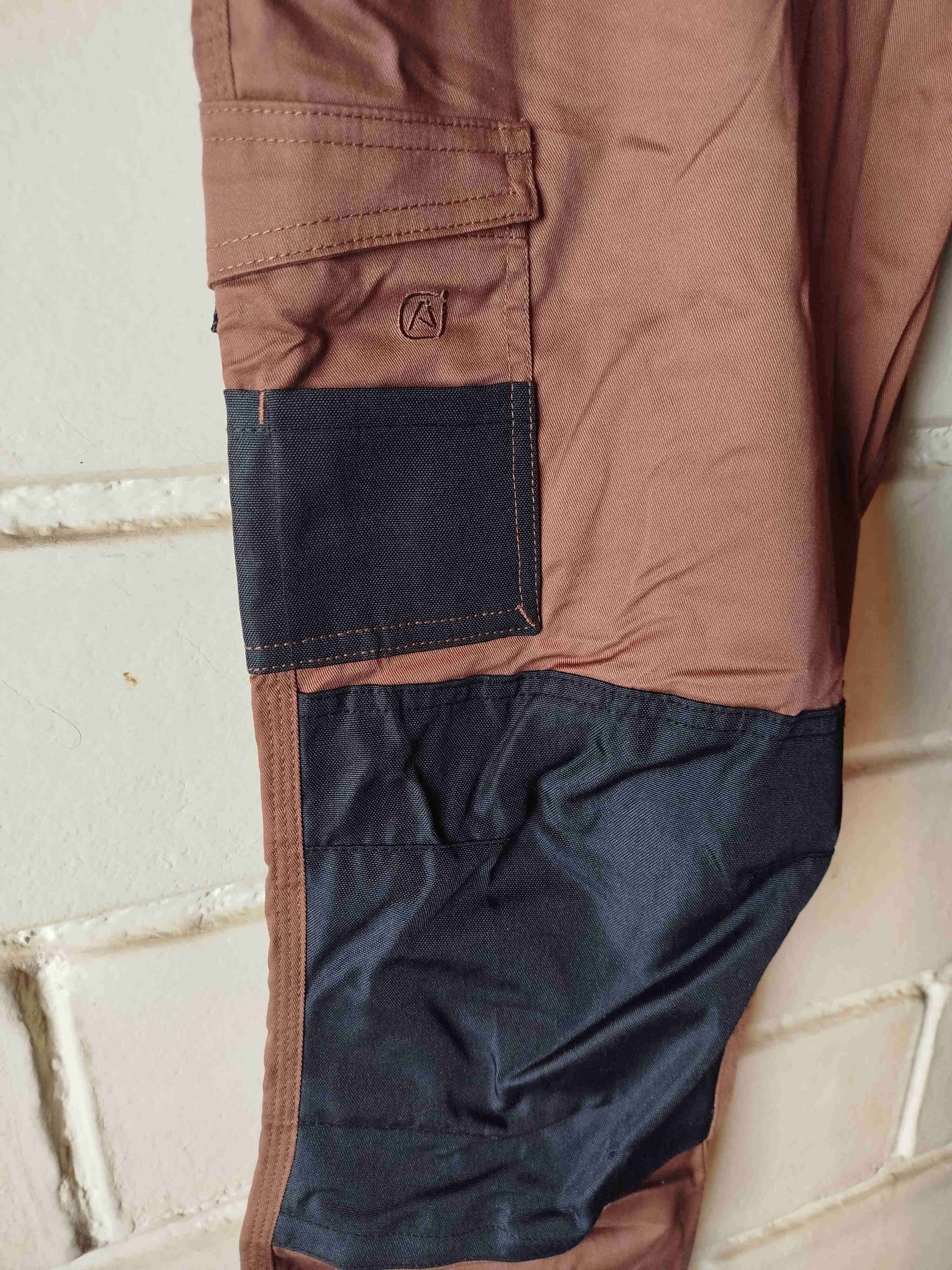 Pantalón cargo Spandex marrón y negro - miniatura 2