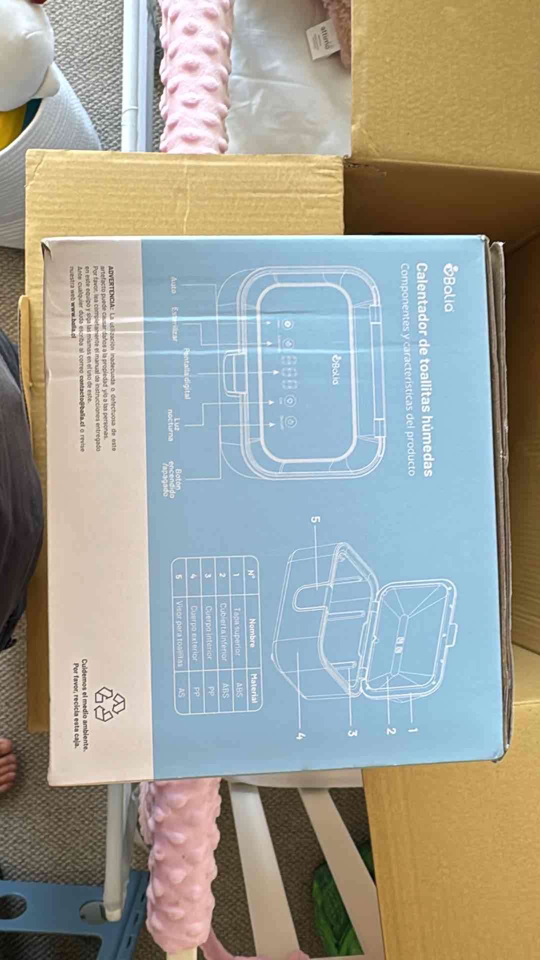 Calentador de toallitas húmedas Balia - 3