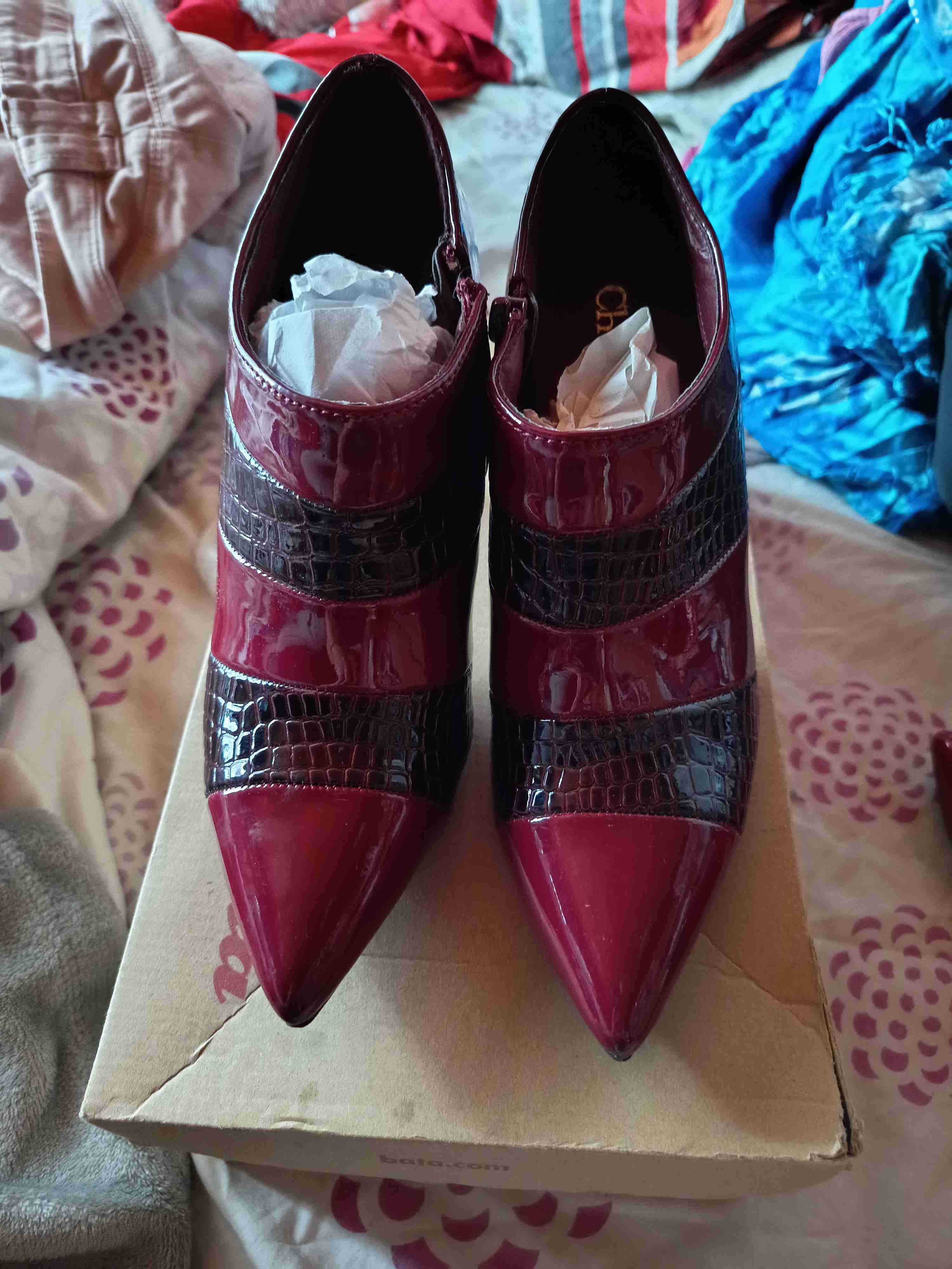 Botines rojos charolados - miniatura 2
