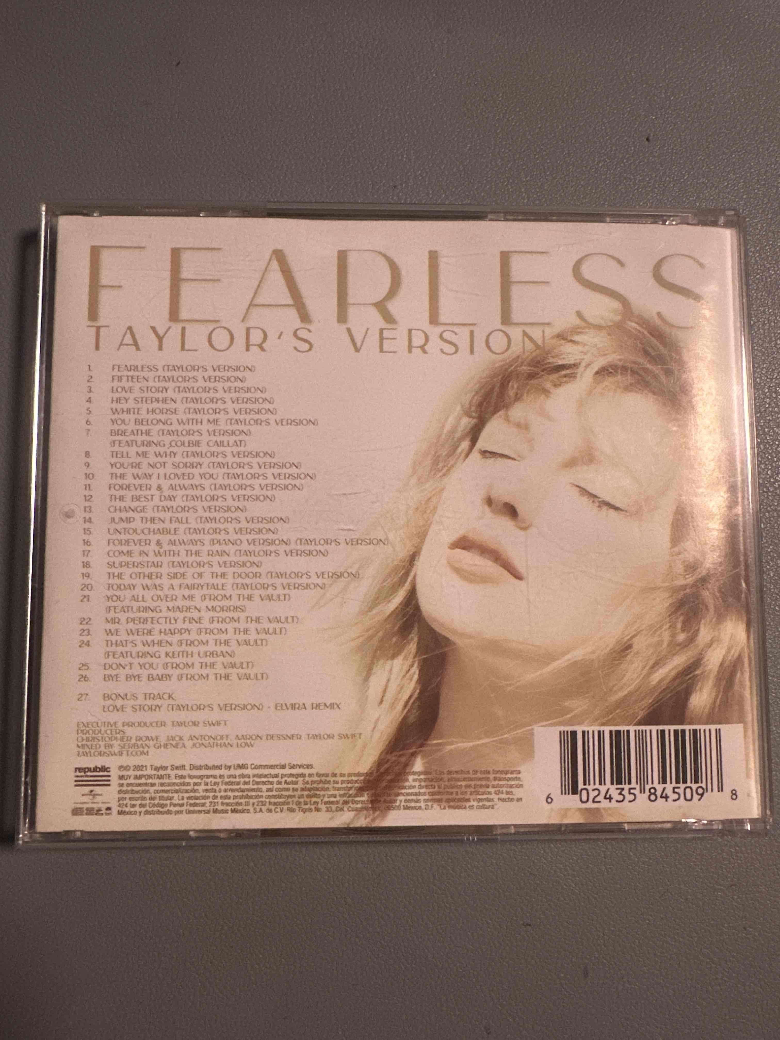 CD Taylor Swift Fearless - miniatura 2
