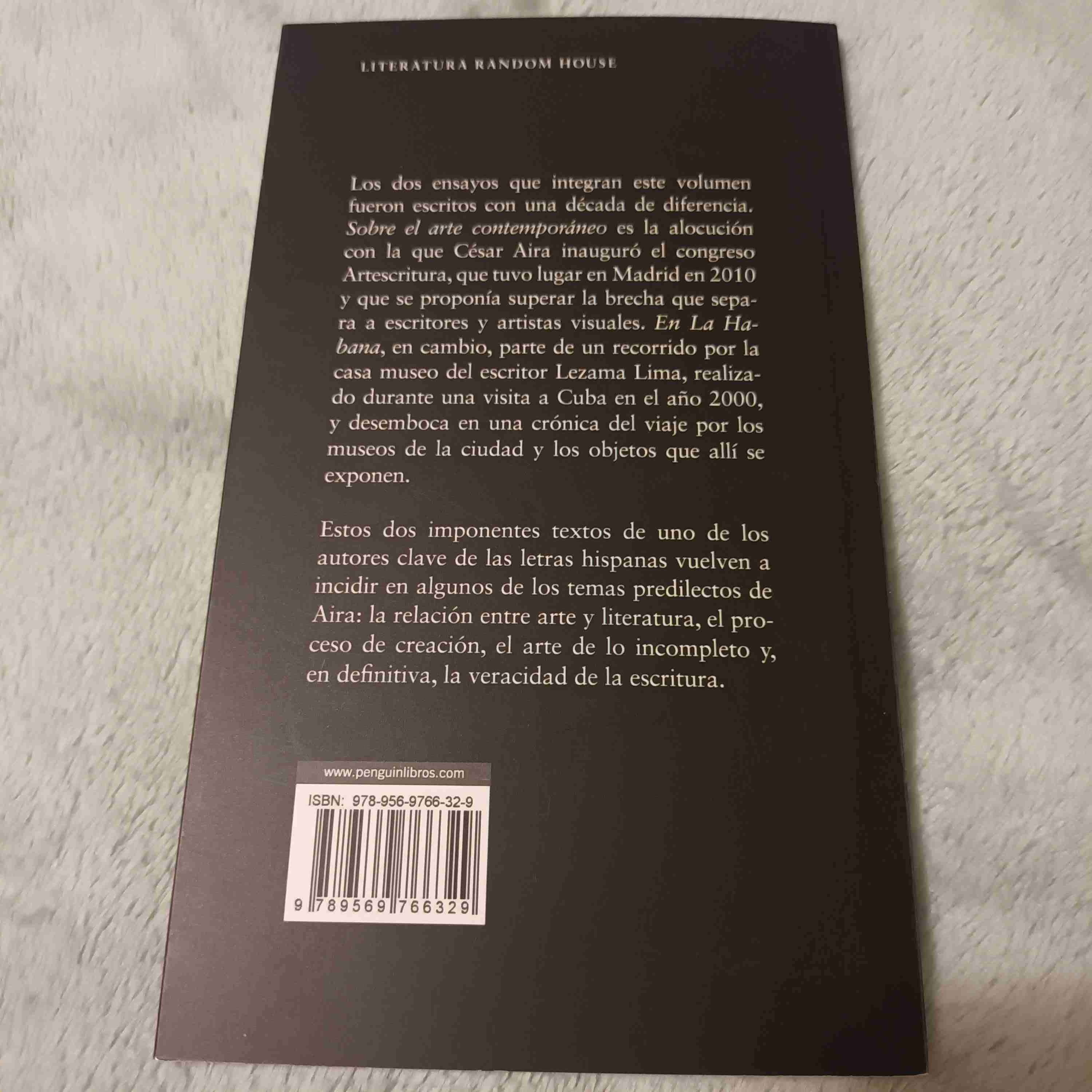 Libro César Aira - Sobre el arte contemporáneo - miniatura 2