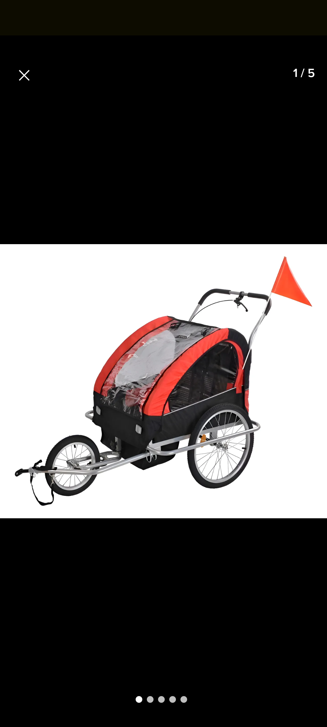 Carro remolque para bicicleta