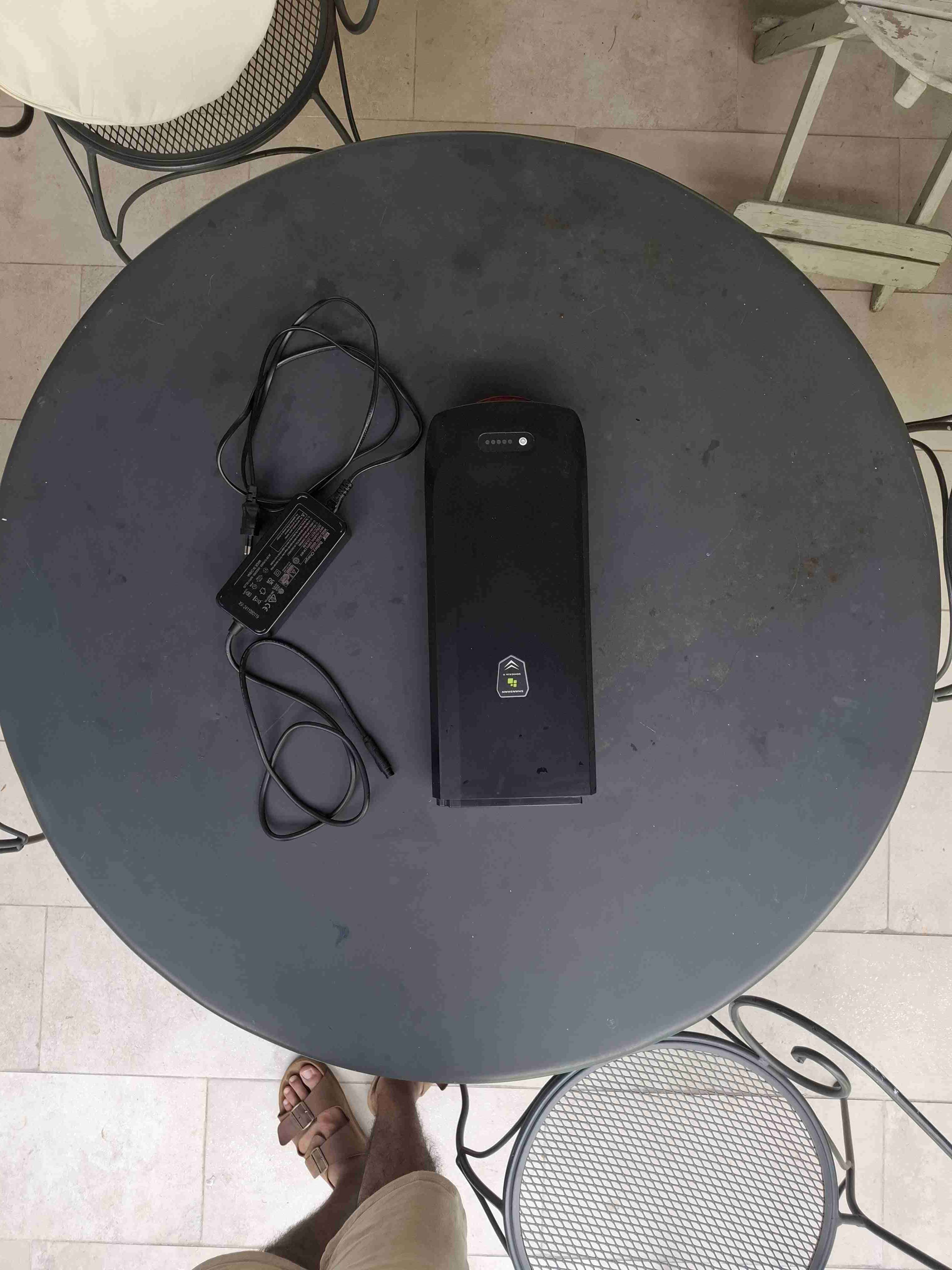 Bicicleta plegable eléctrica blanca - 4