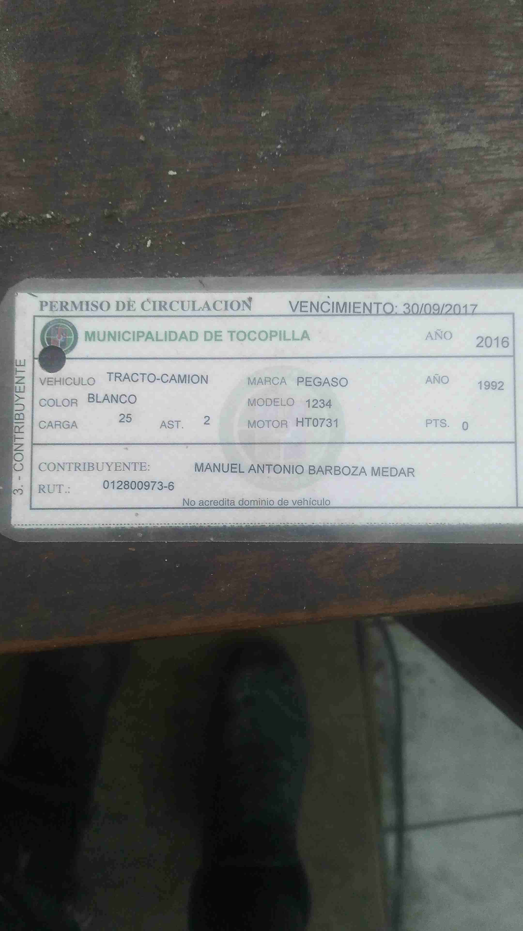 Camión Pegaso antiguo - miniatura 3