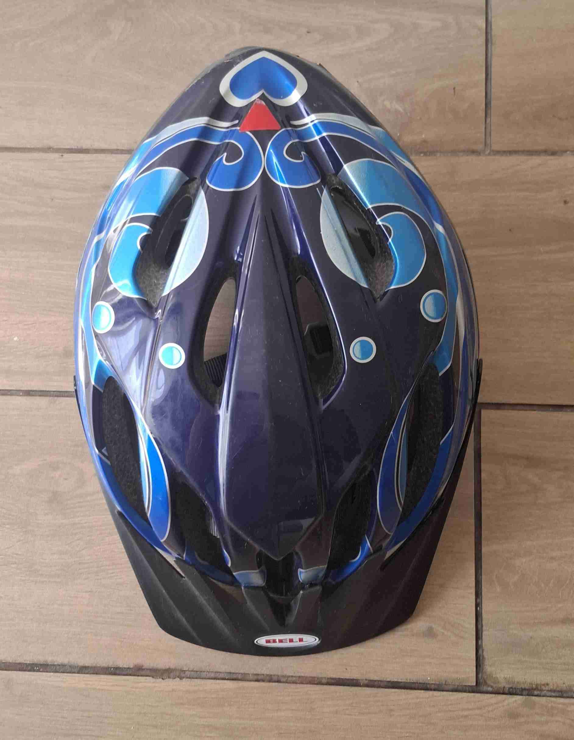 Casco de ciclismo Bell azul