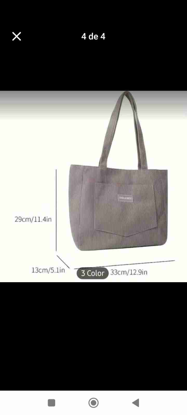 Bolsos de pana en varios colores - miniatura 4