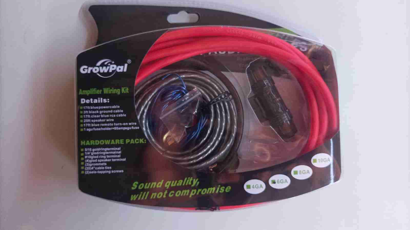 Kit de cableado para amplificador GrowPal