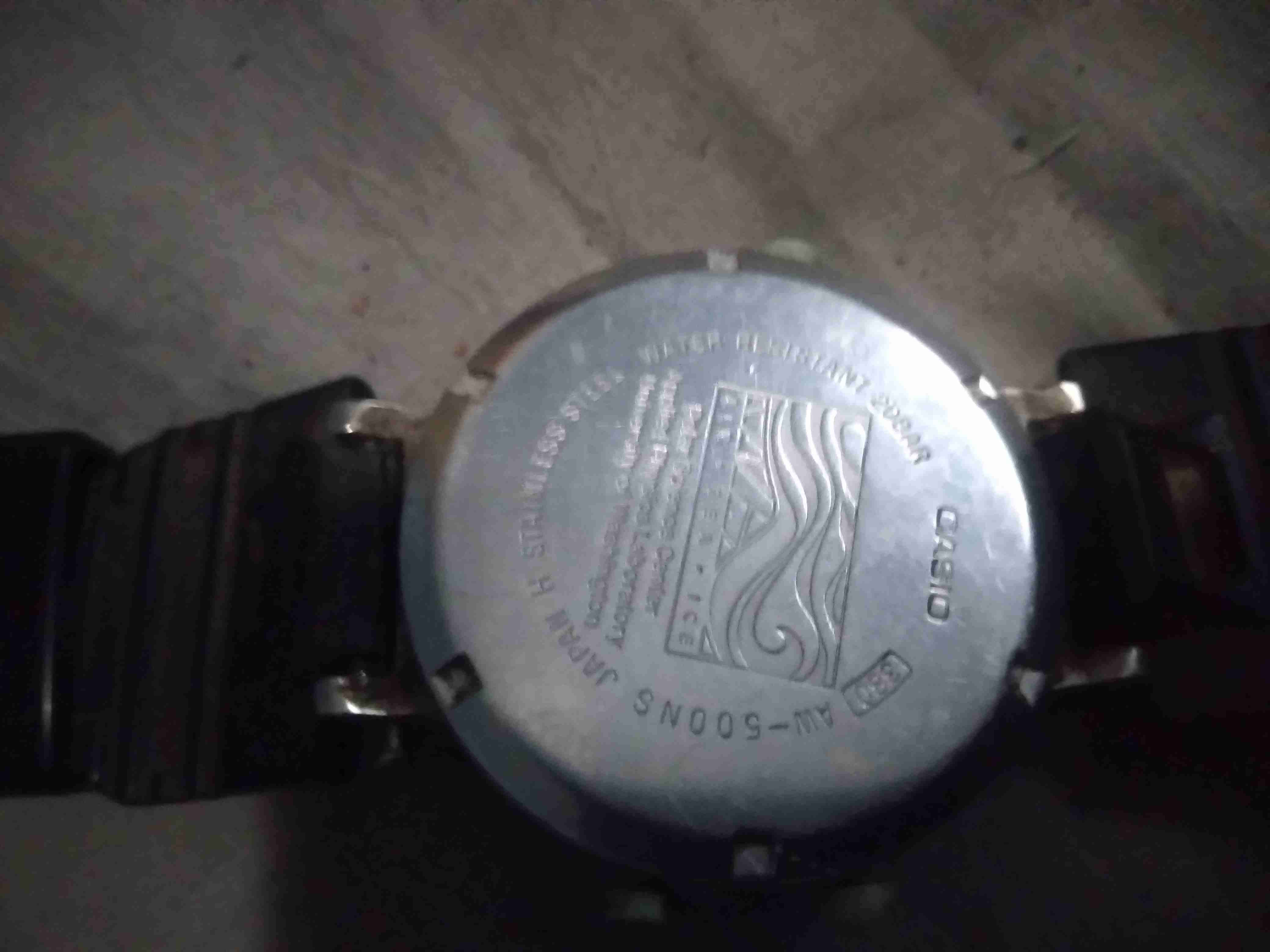 Reloj Casio resistente al agua