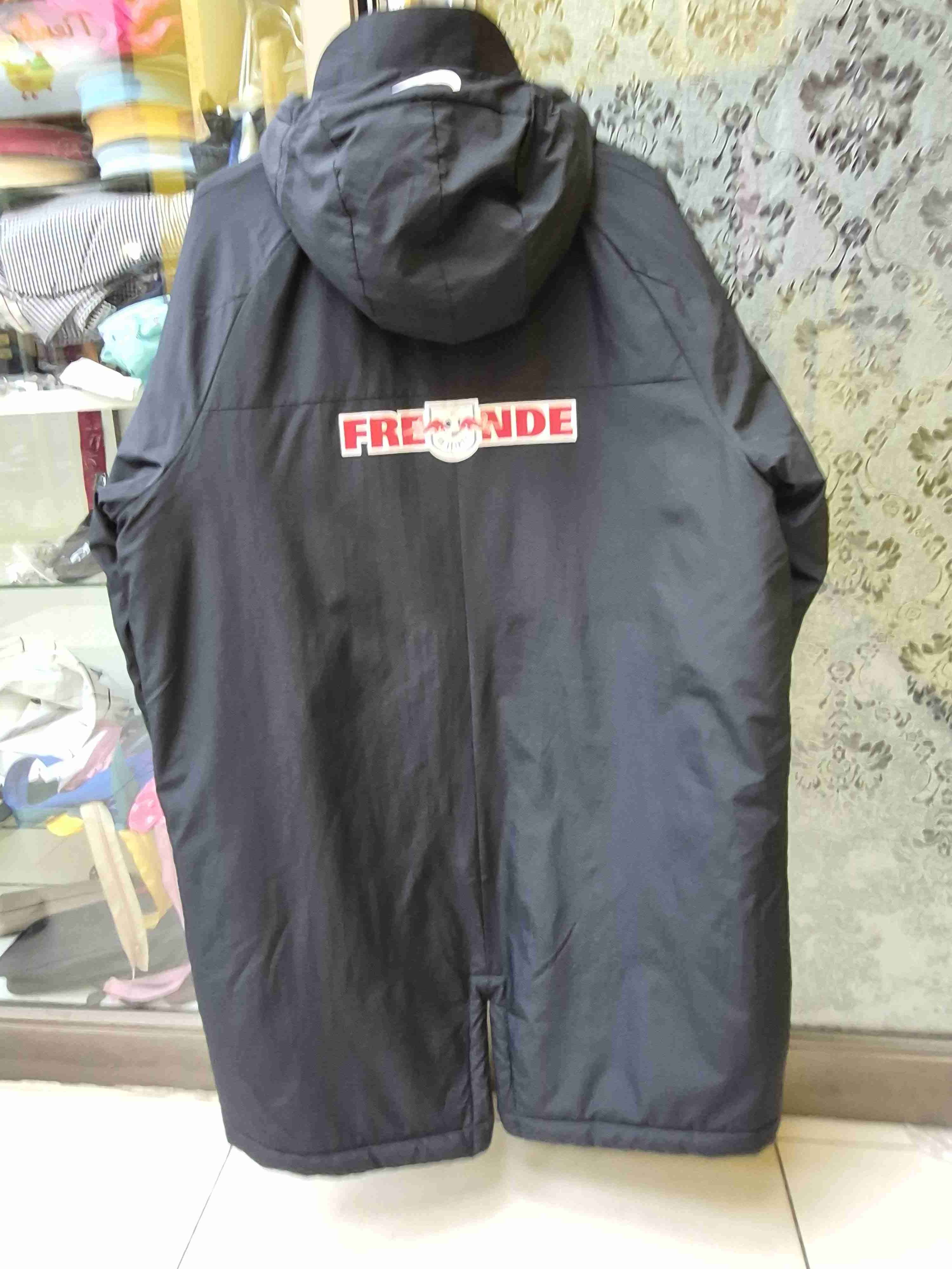 Parka negra con capucha Nike - miniatura 4