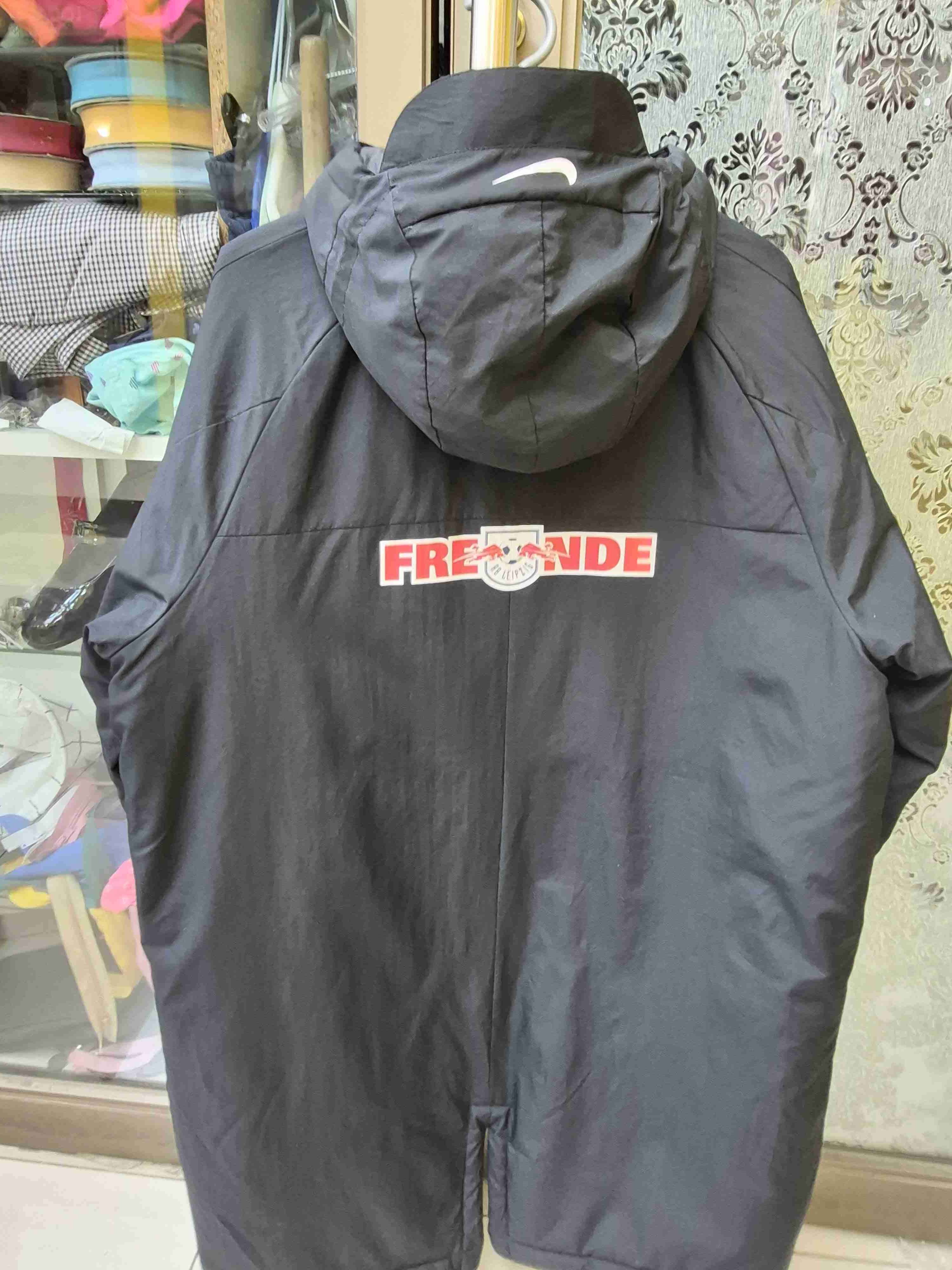 Parka negra con capucha Nike - miniatura 5