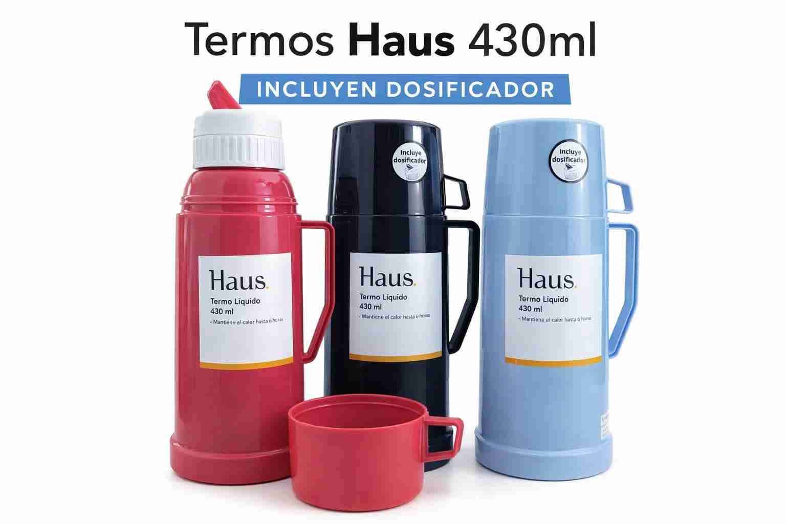 Termo Haus 430ml con dosificador