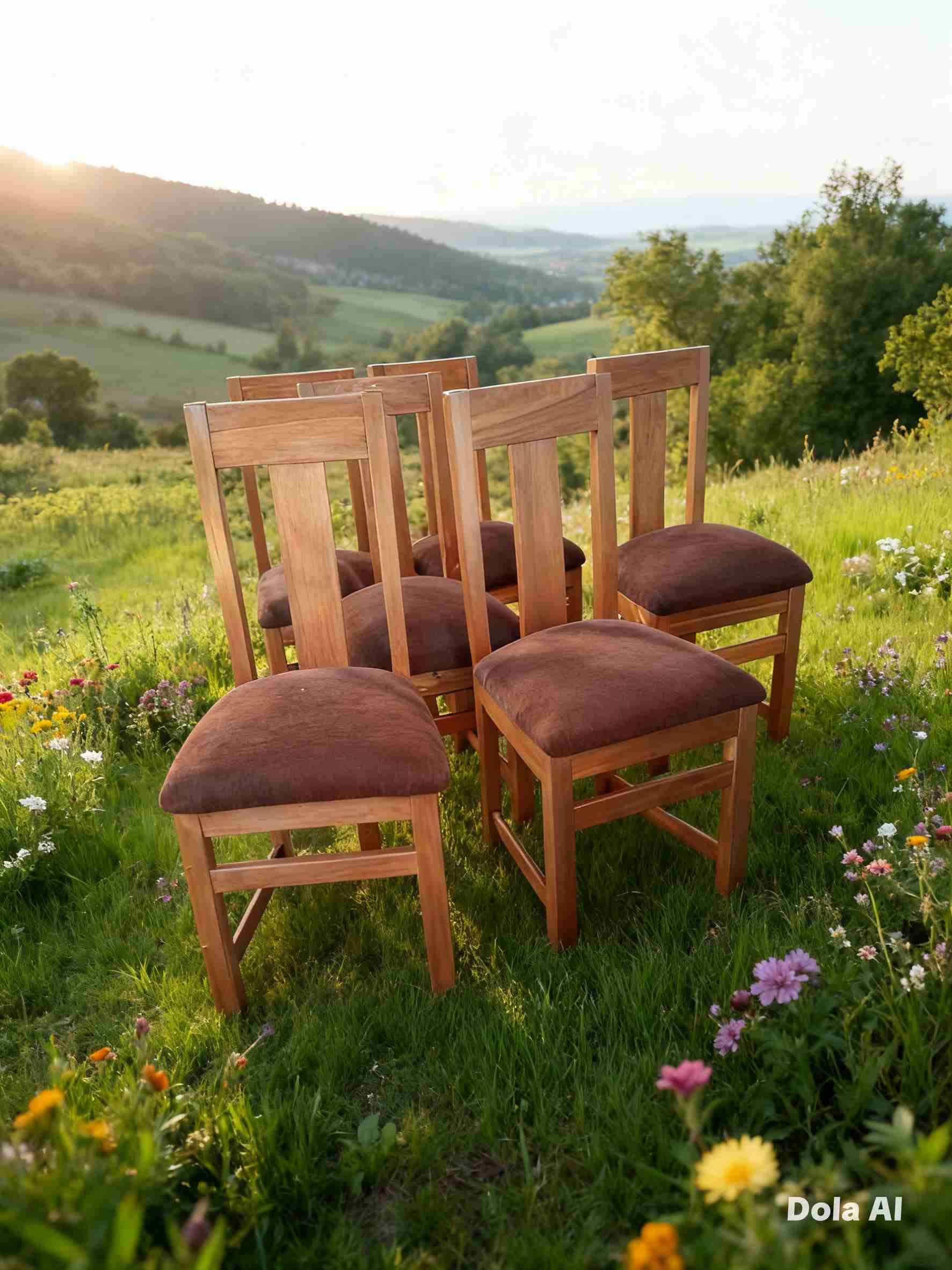 Set de sillas de madera