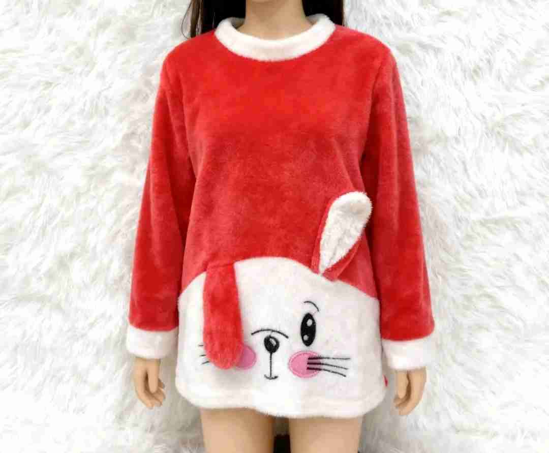 Polerón infantil gris y rosa - miniatura 5