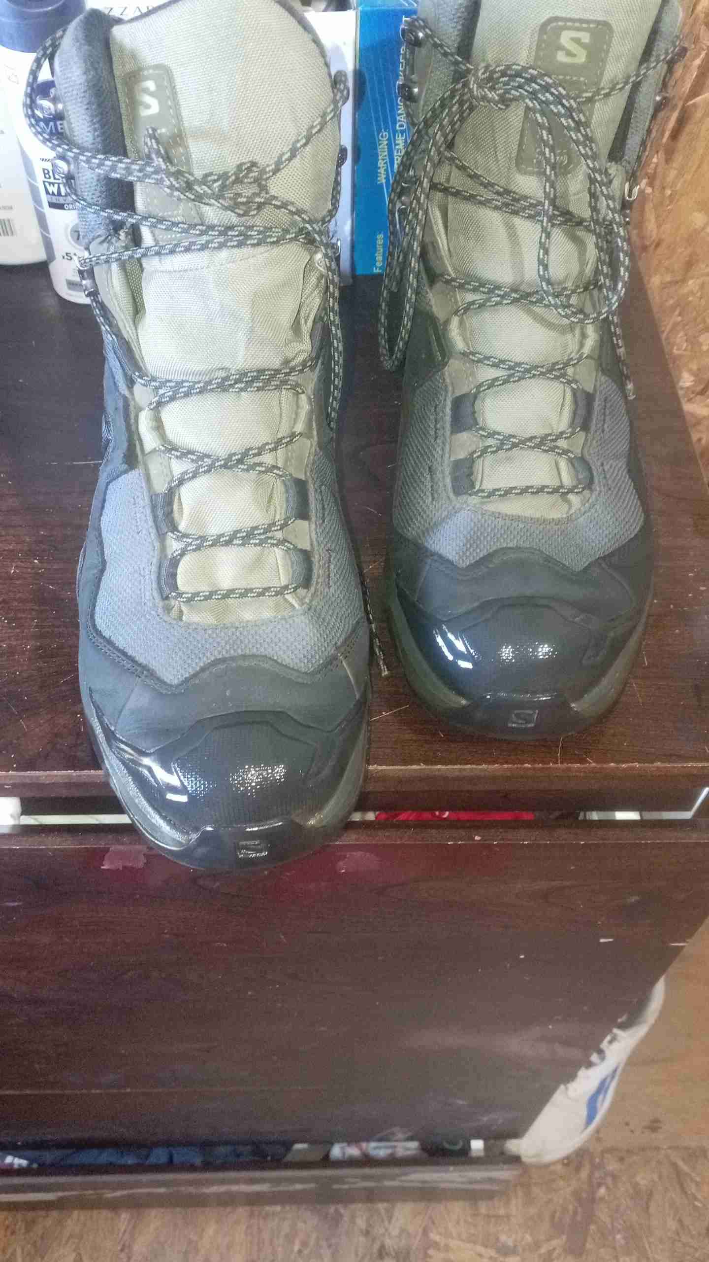 Botas de trekking Salomon verdes - 2