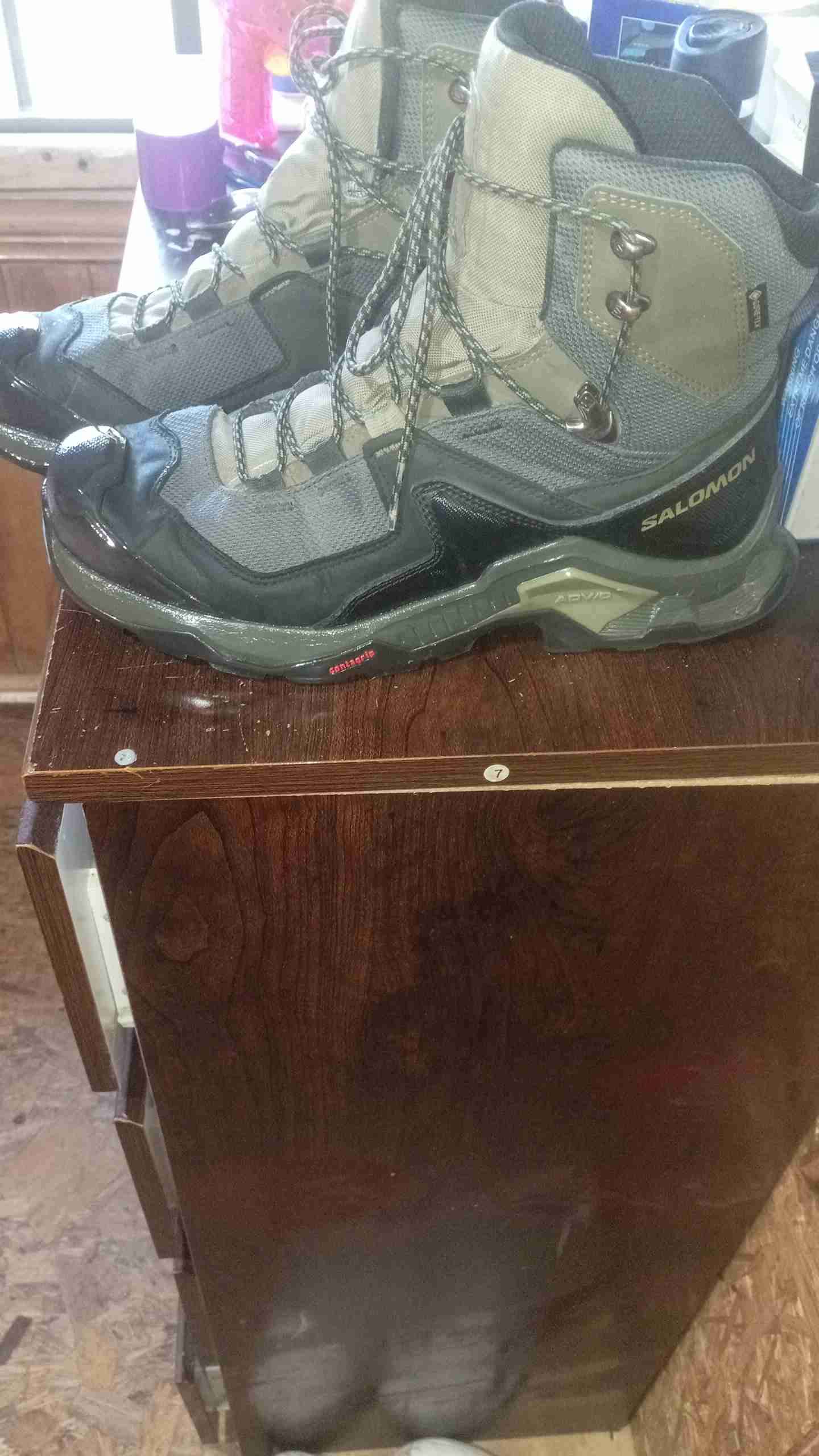 Botas de trekking Salomon verdes - 3