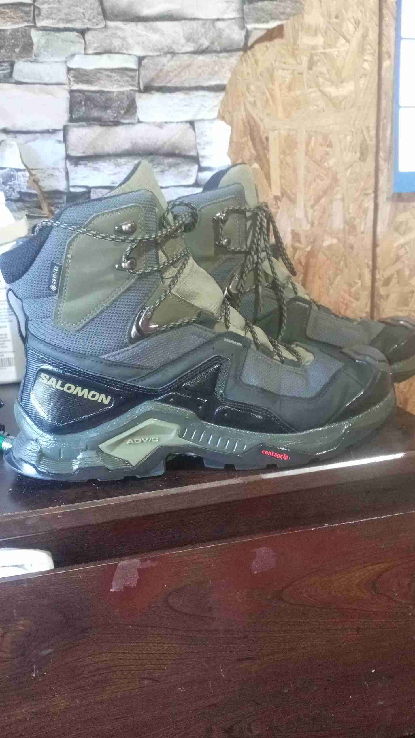 Botas de trekking Salomon verdes - 4