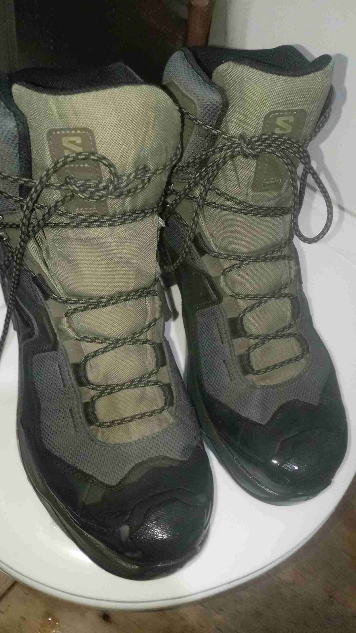 Botas de trekking Salomon verdes - 5