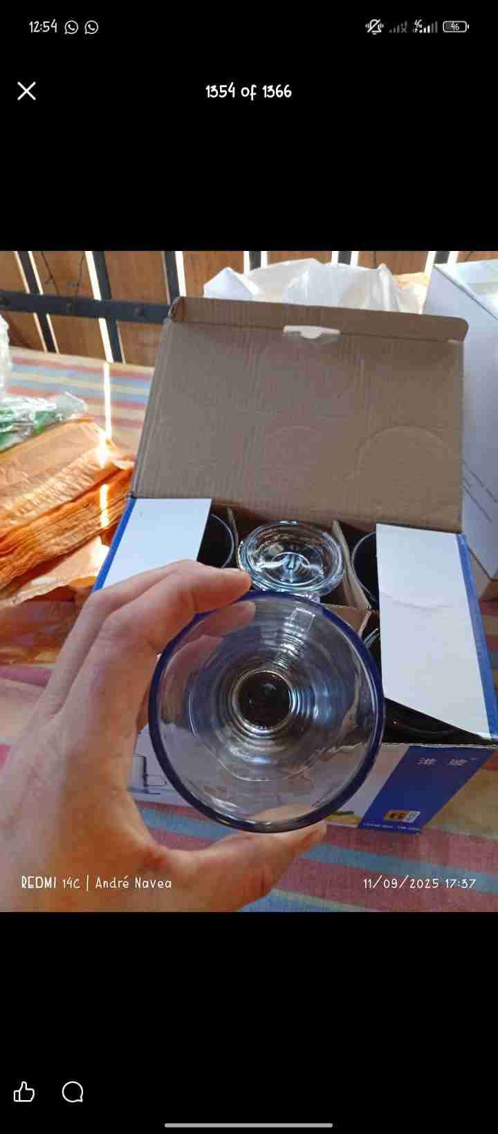 Set de tazas de vidrio grueso - miniatura 4