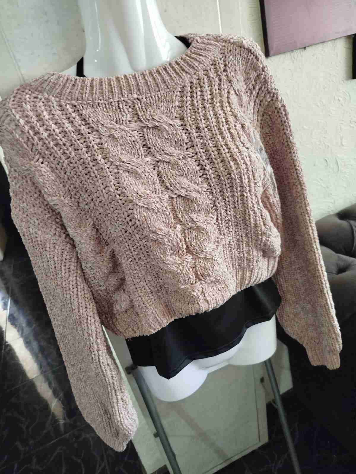 Chaleco palo rosa chenille - miniatura 3