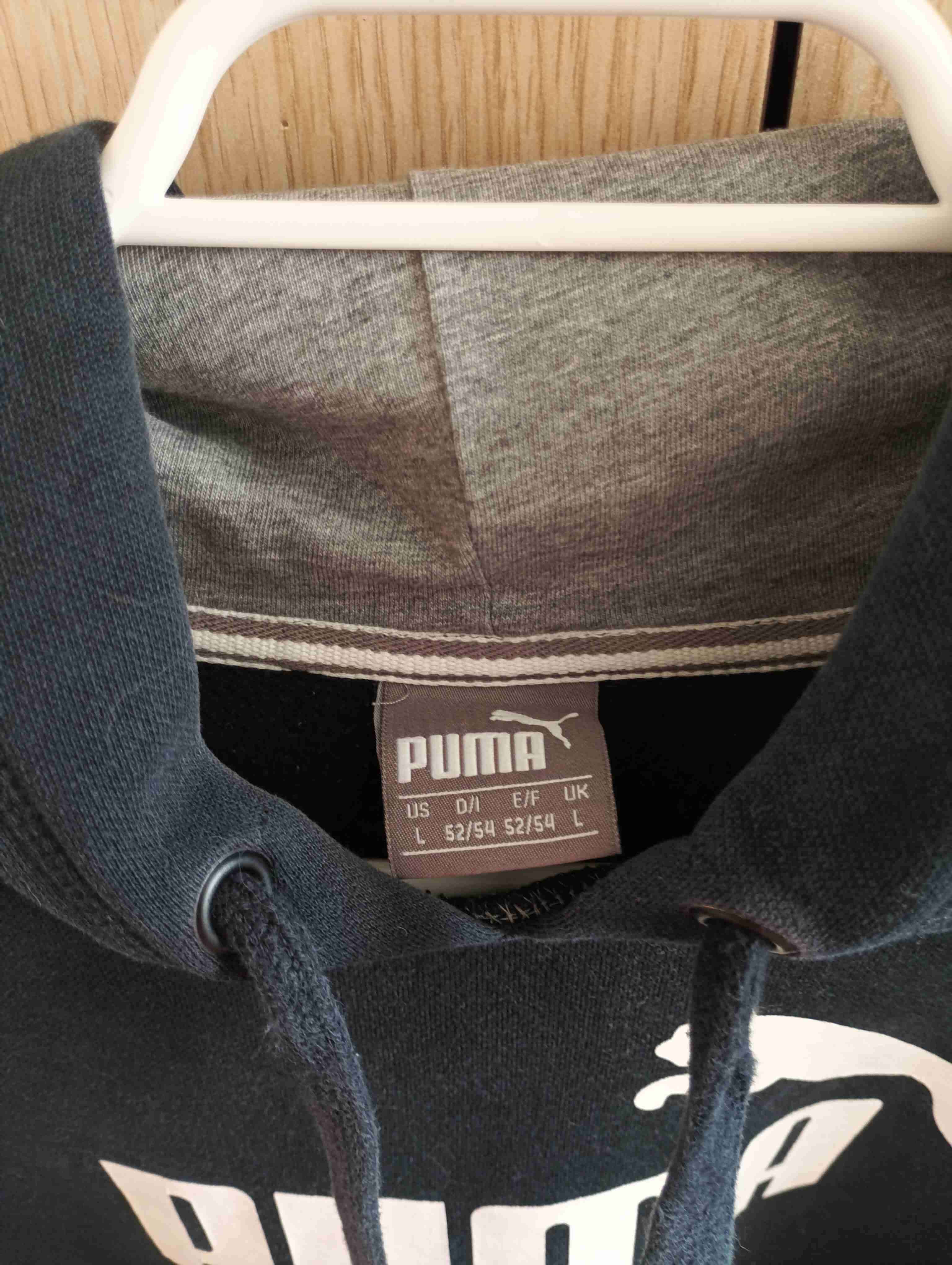 Polerón con capucha Puma Azul L - 2