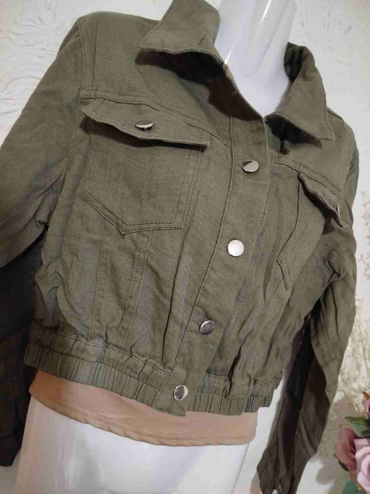 Chaqueta verde militar mujer - miniatura 2