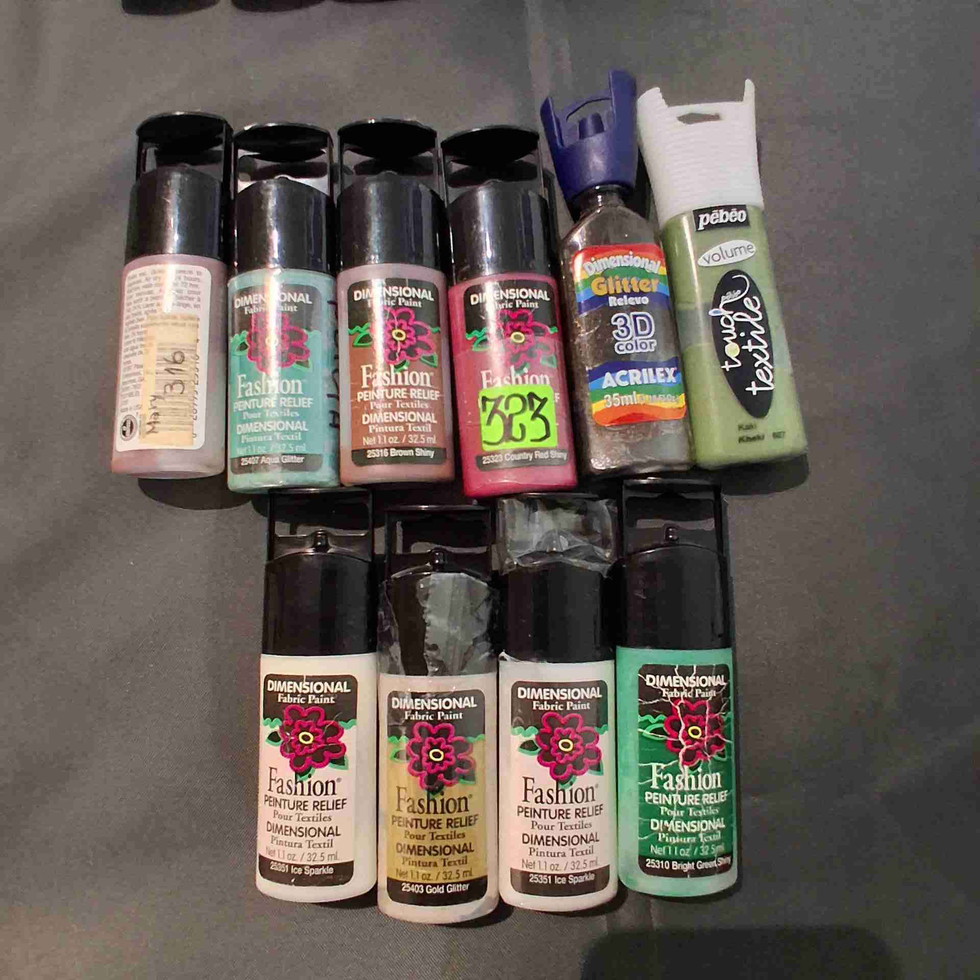 Set de pinturas textiles dimensionales - miniatura 2