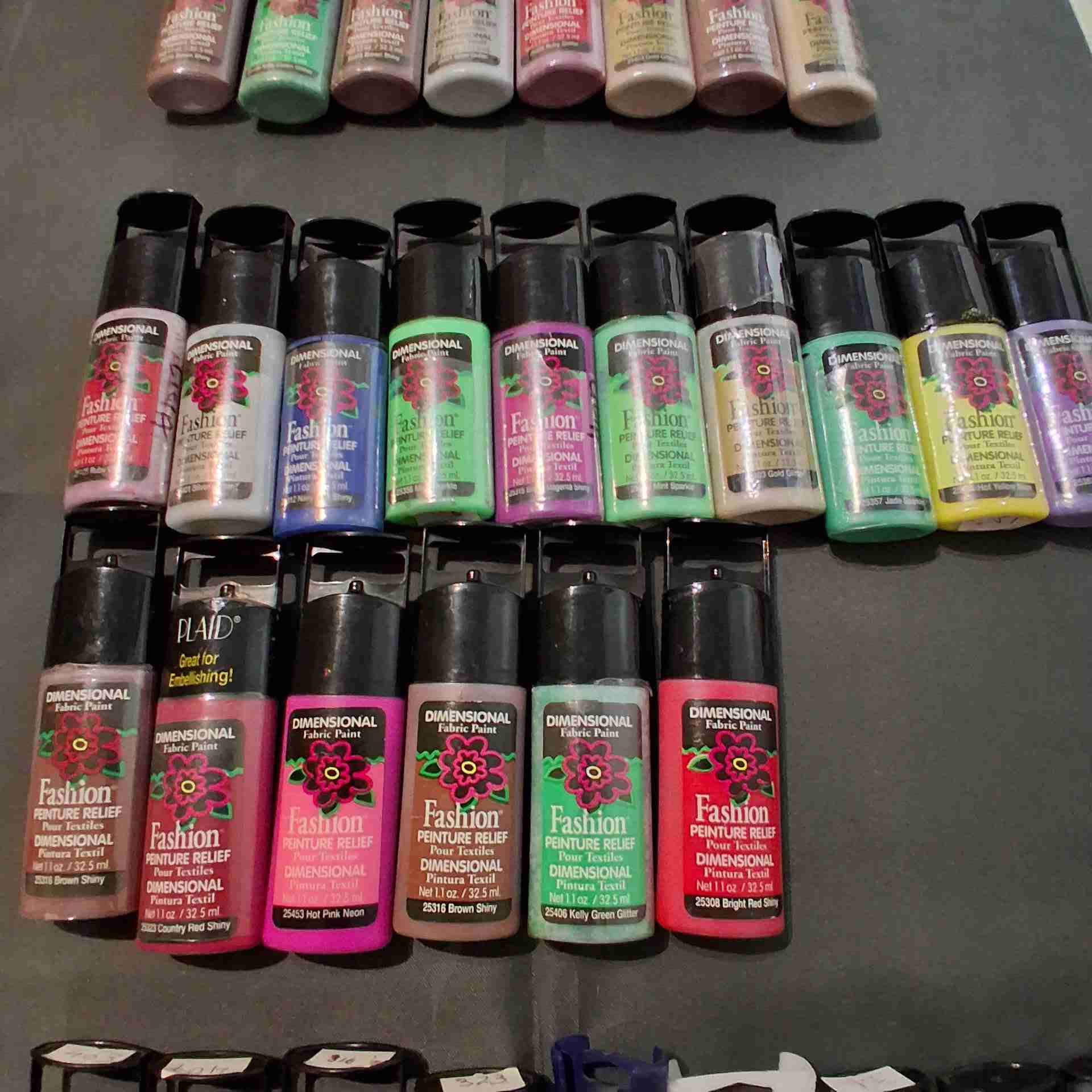 Set de pinturas textiles dimensionales - miniatura 3