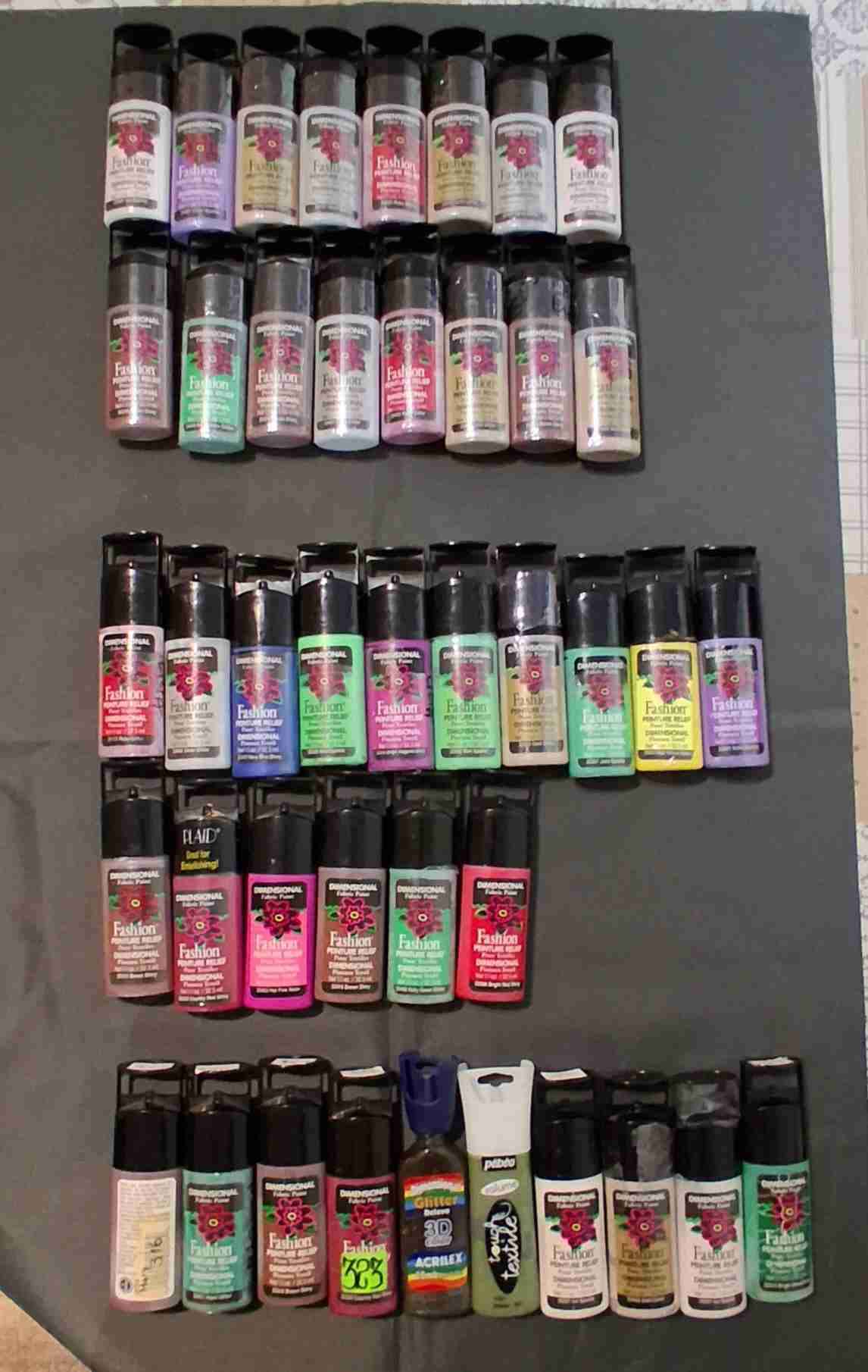 Set de pinturas textiles dimensionales - miniatura 4