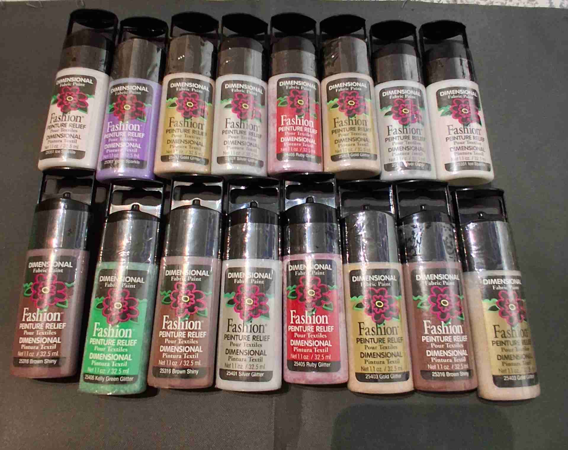 Set de pinturas textiles dimensionales - miniatura 6