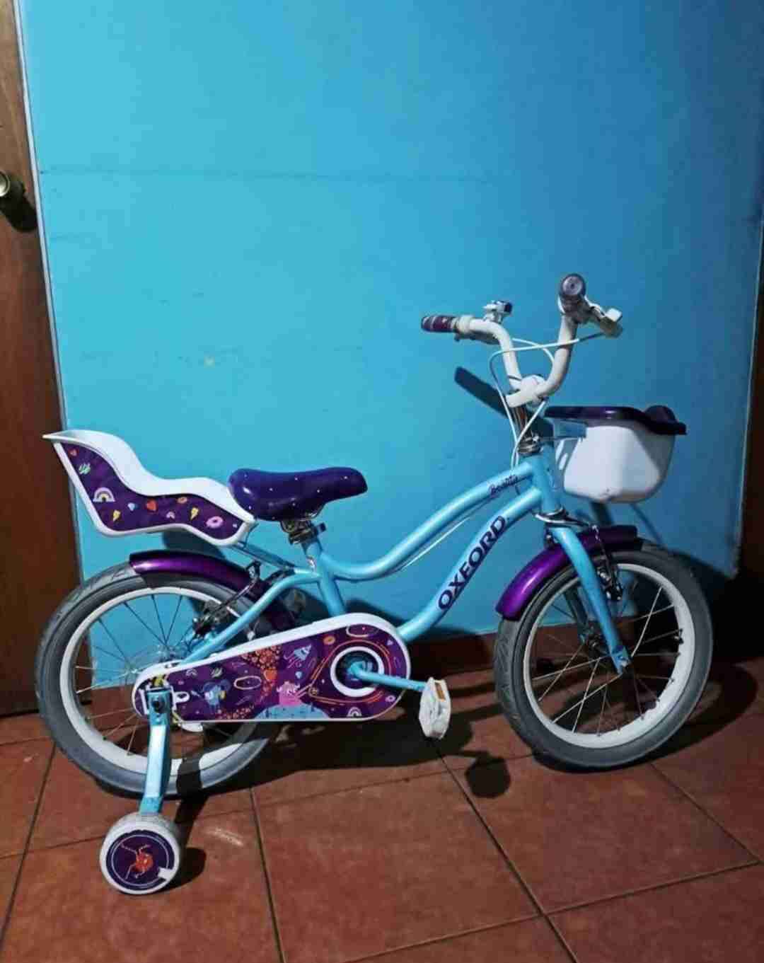 Bicicleta infantil Oxford azul aro 12