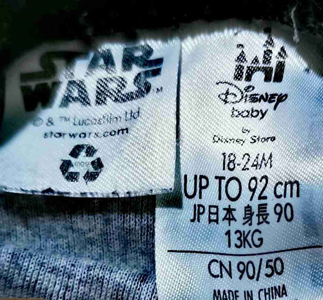 ✨Pijama Star Wars, Disney, 18 A 24 Meses✨ - 2