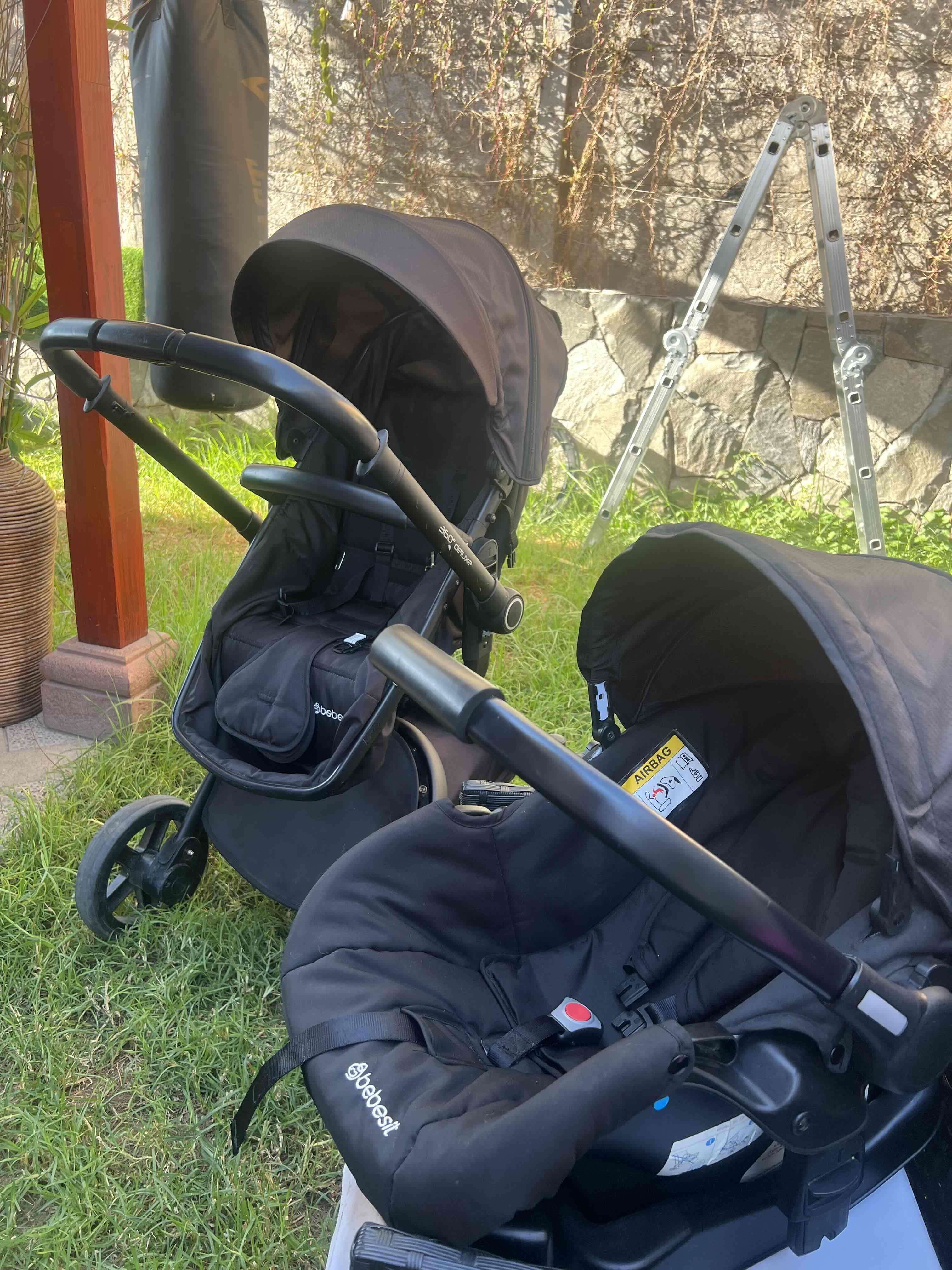 Coche Travel System Negro Bebesit - miniatura 2