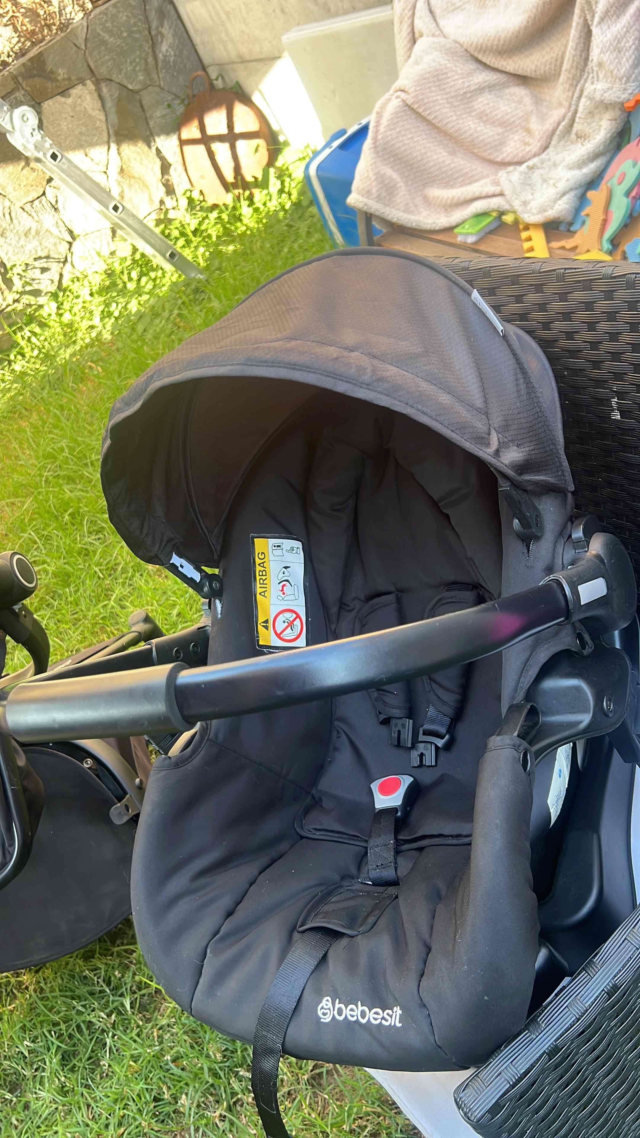 Coche Travel System Negro Bebesit - miniatura 5