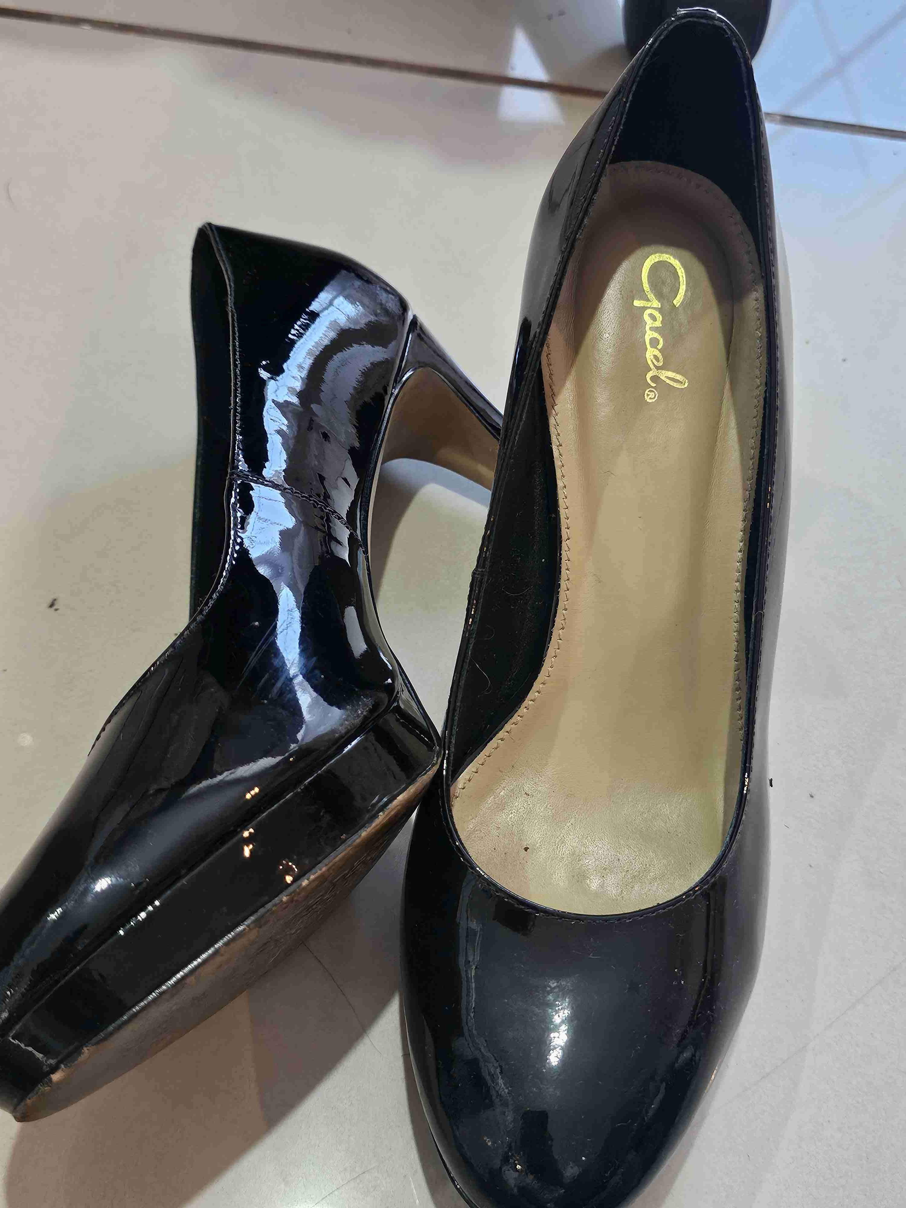 Zapatos de tacón negro Gacel - miniatura 2