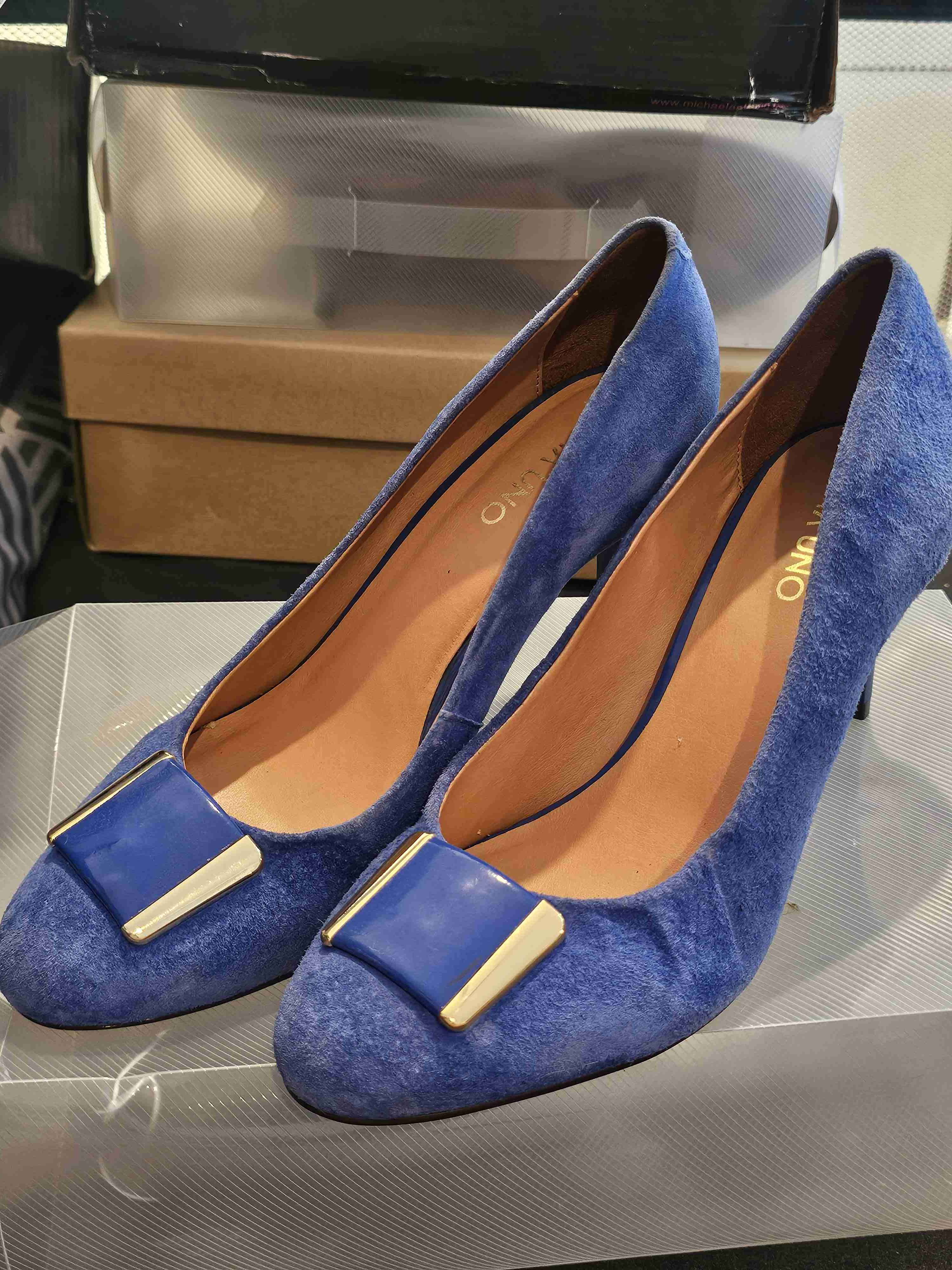 Tacones azules Via Uno - miniatura 2