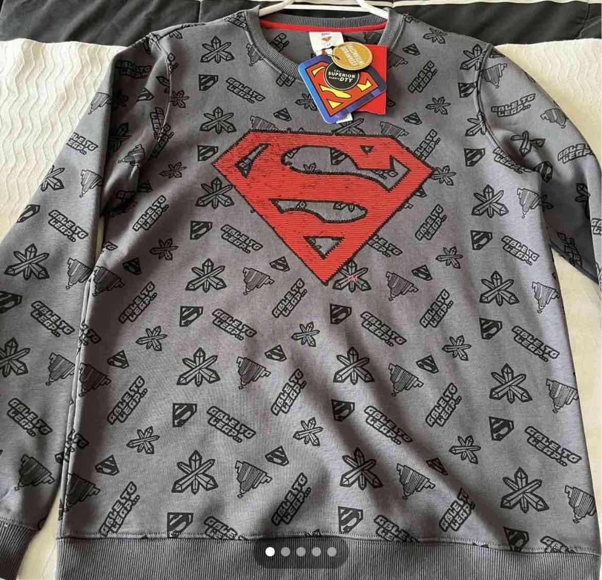 Polerón gris Superman HyM talla 16 - miniatura 2