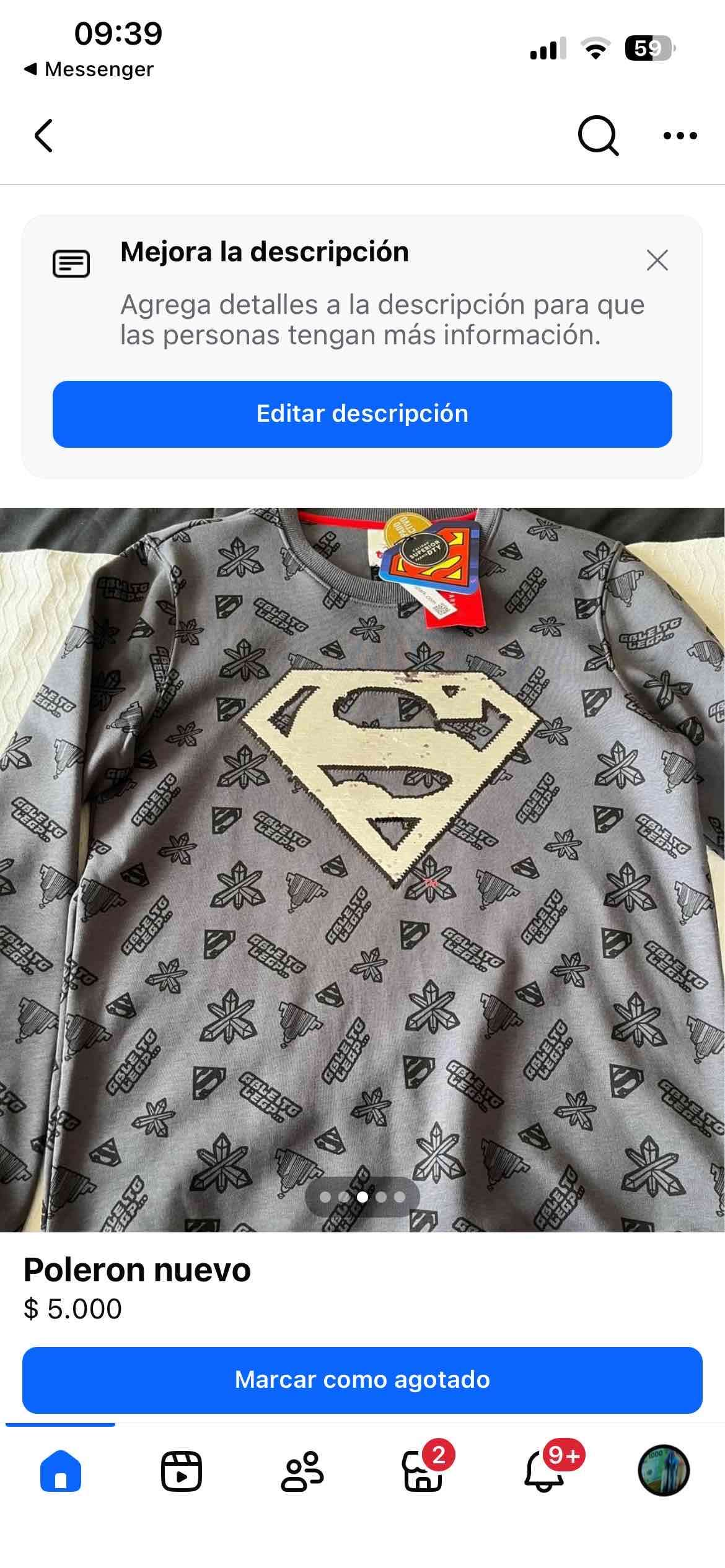 Polerón gris Superman HyM talla 16 - miniatura 5