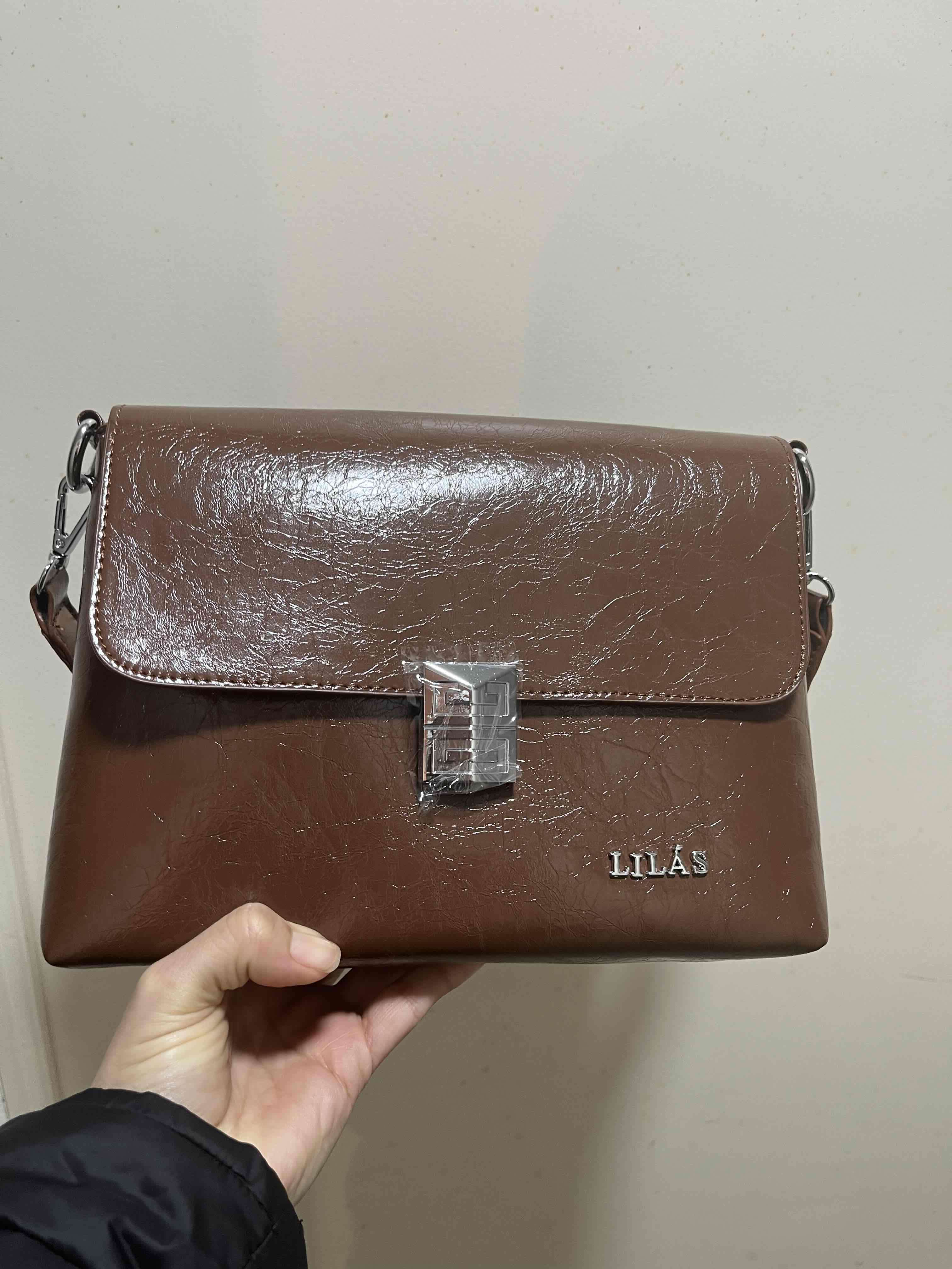 Cartera marrón Lilás nueva