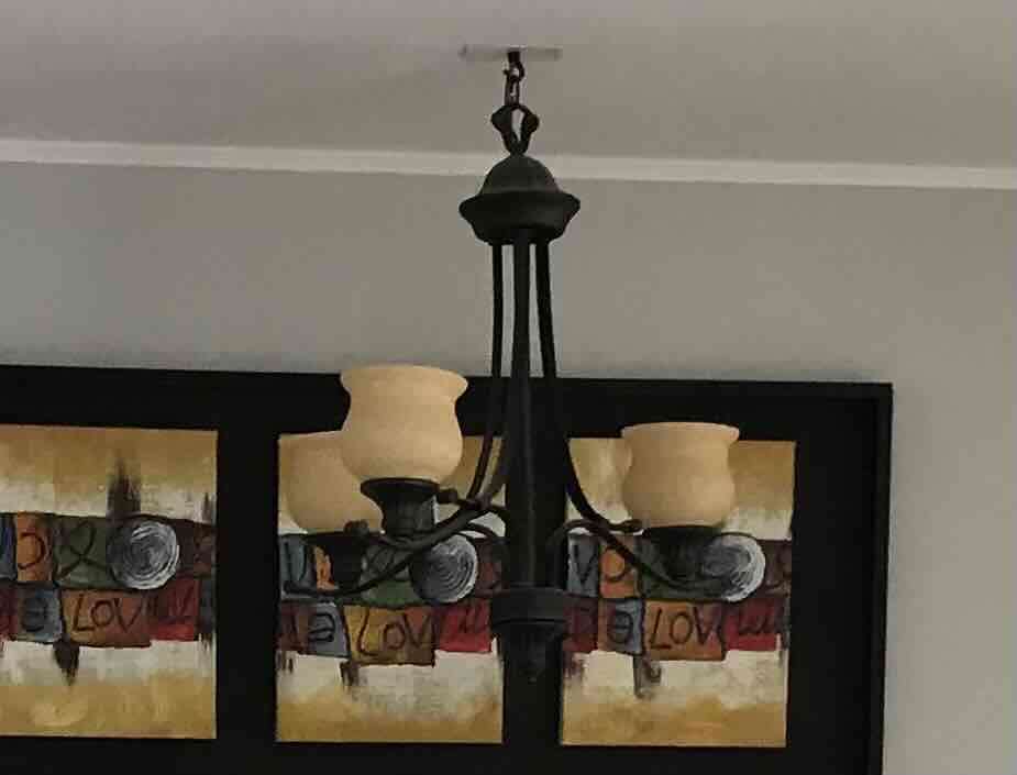 Lámpara colgante de hierro - miniatura 3