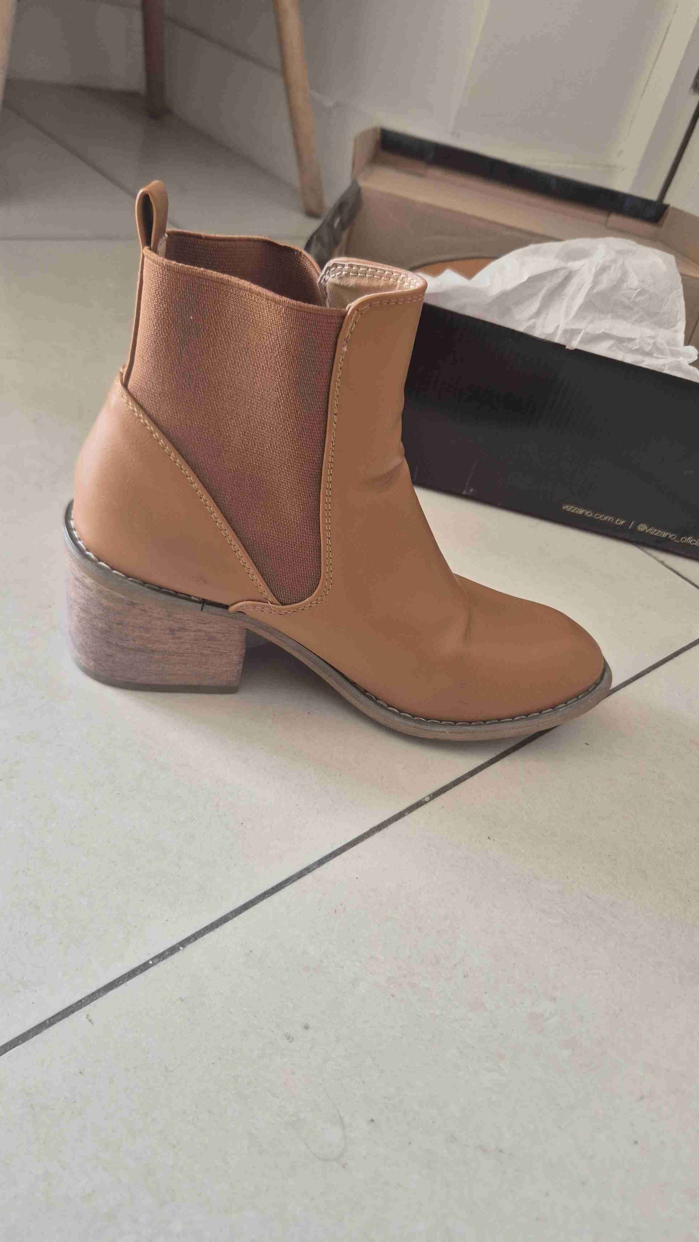 Botines marrón de tacón alto